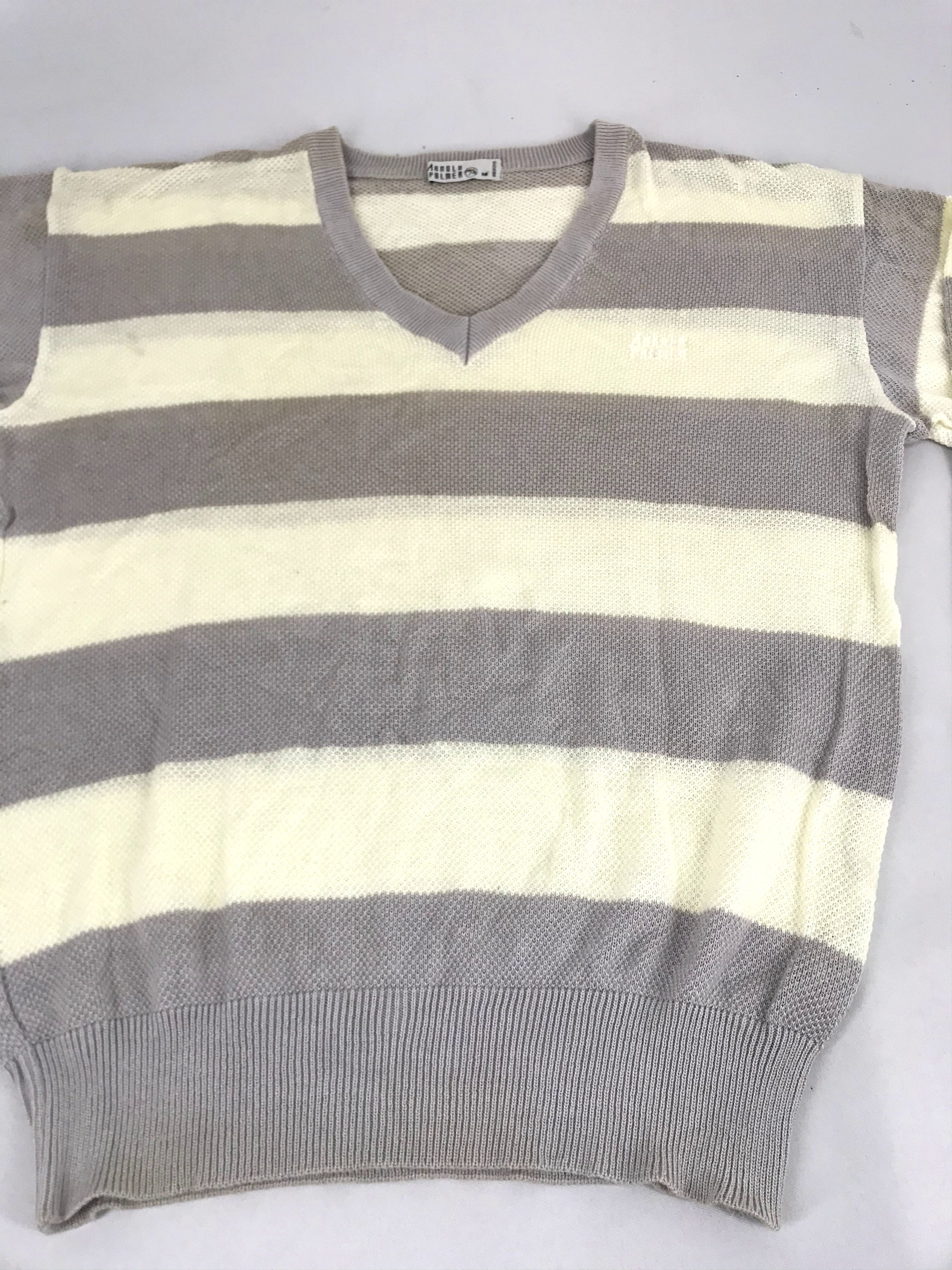 Designer Vintage Arnold Palmer Striped Sweatshirt Jumper Streetwear Size M / US 6-8 / IT 42-44 - 2 Thumbnail