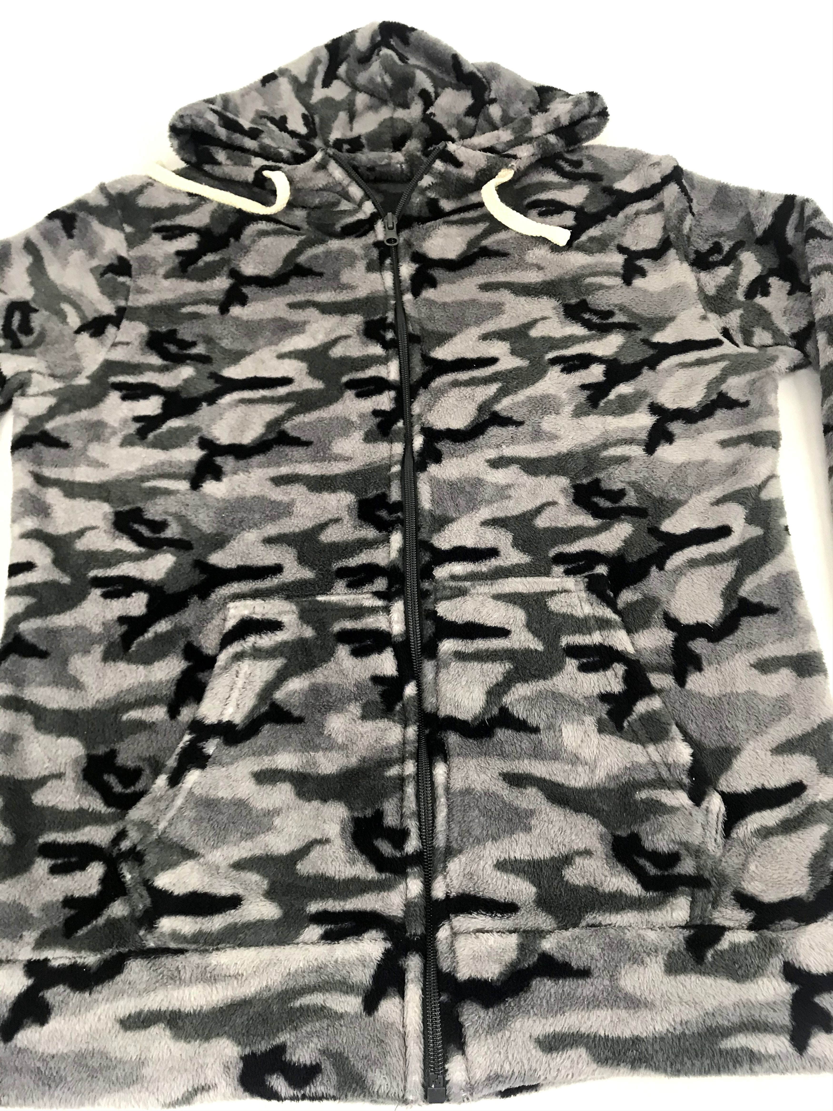Japanese Brand Vintage Camouflage Style Fleece Hoodie Jacket Shirt Size US M / EU 48-50 / 2 - 3 Thumbnail