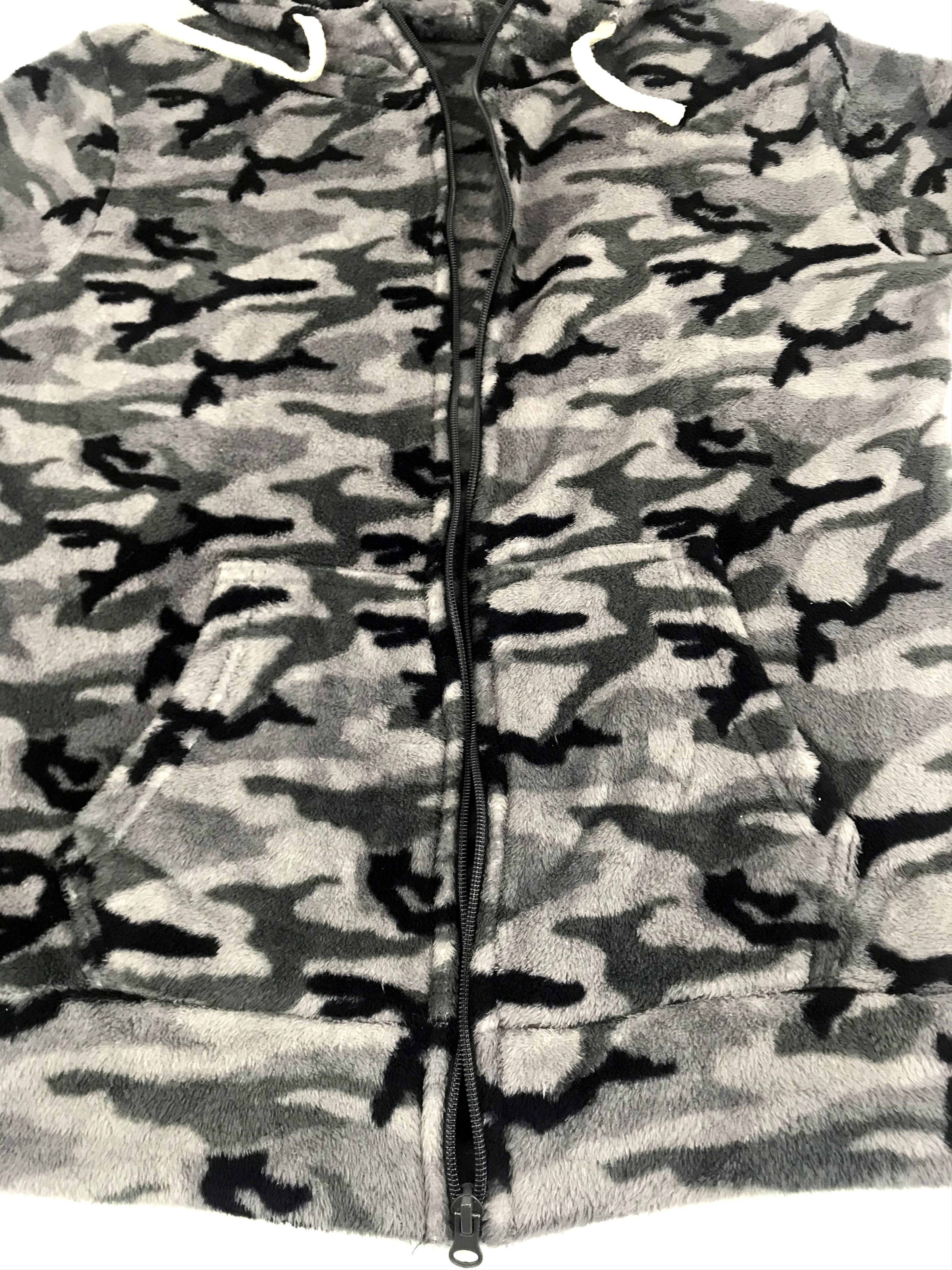 Japanese Brand Vintage Camouflage Style Fleece Hoodie Jacket Shirt Size US M / EU 48-50 / 2 - 4 Thumbnail