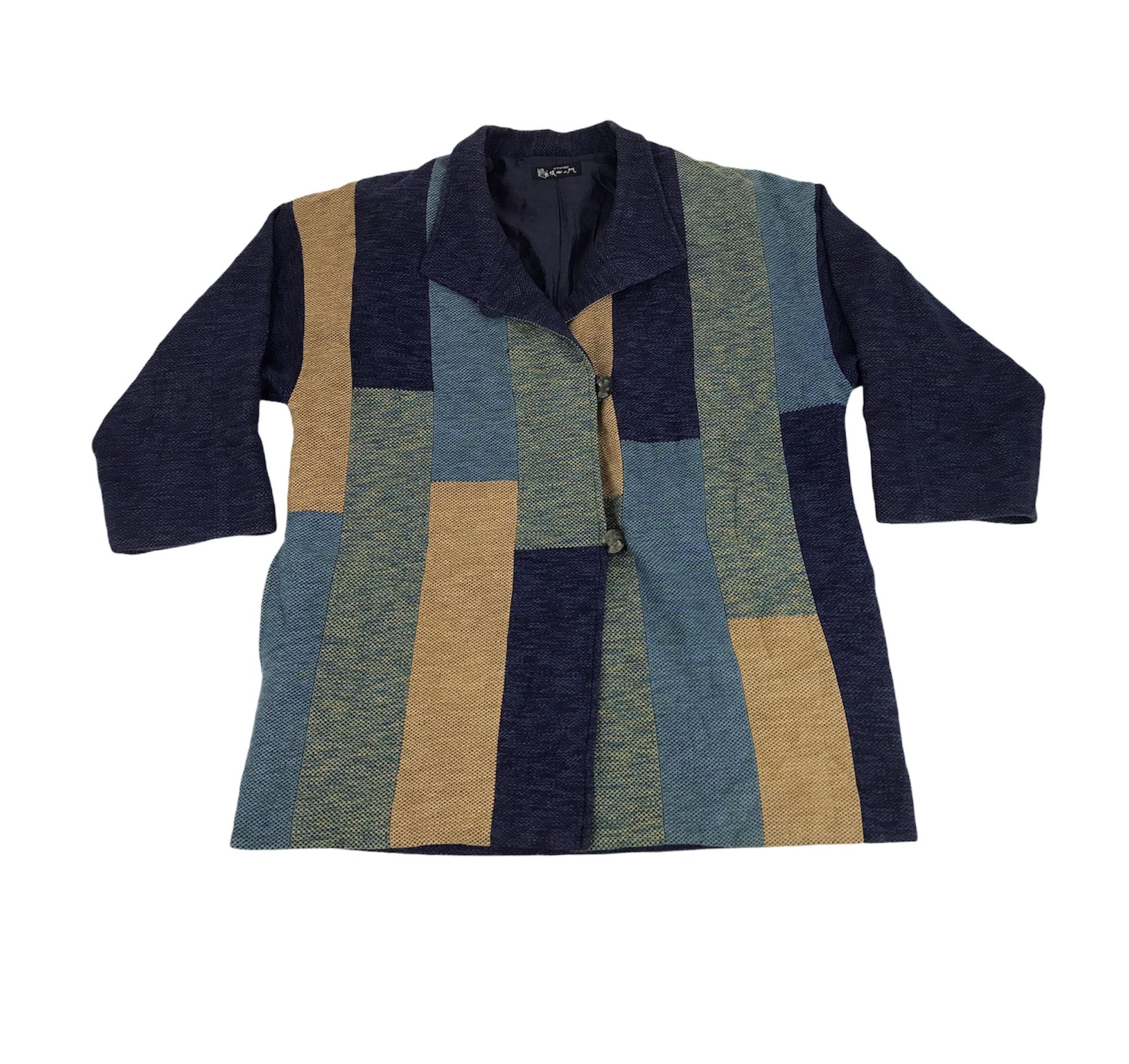 Japanese Brand Rare Art Multicolor Patchwork Padded Jacket Luxury Style Size XL / US 12-14 / IT 48-50 - 1 Thumbnail