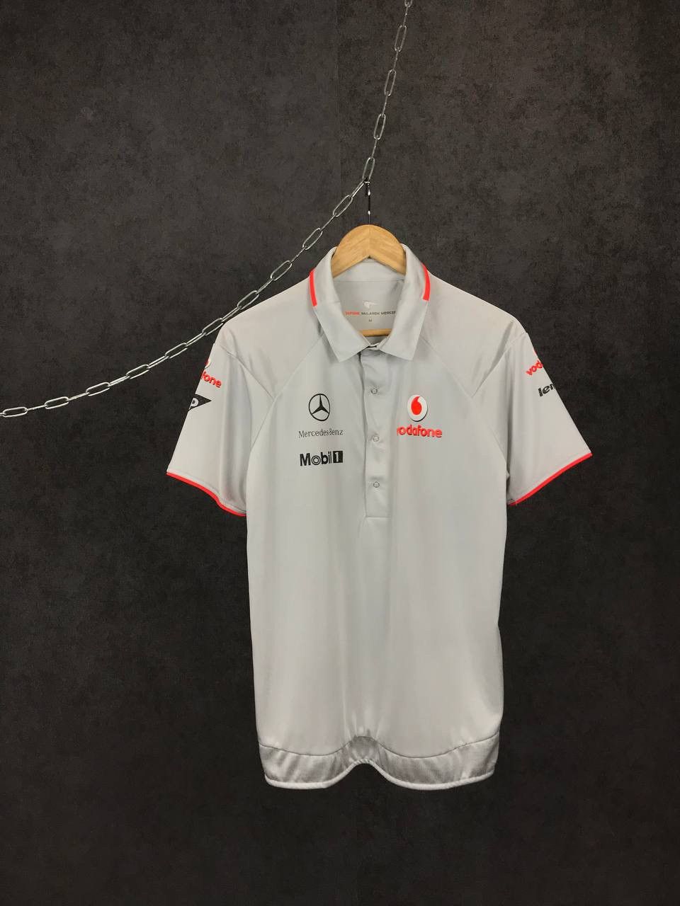 Mercedes-Benz McLaren Mercedes Benz racing overprinted polo tee Size US M / EU 48-50 / 2 - 1 Thumbnail