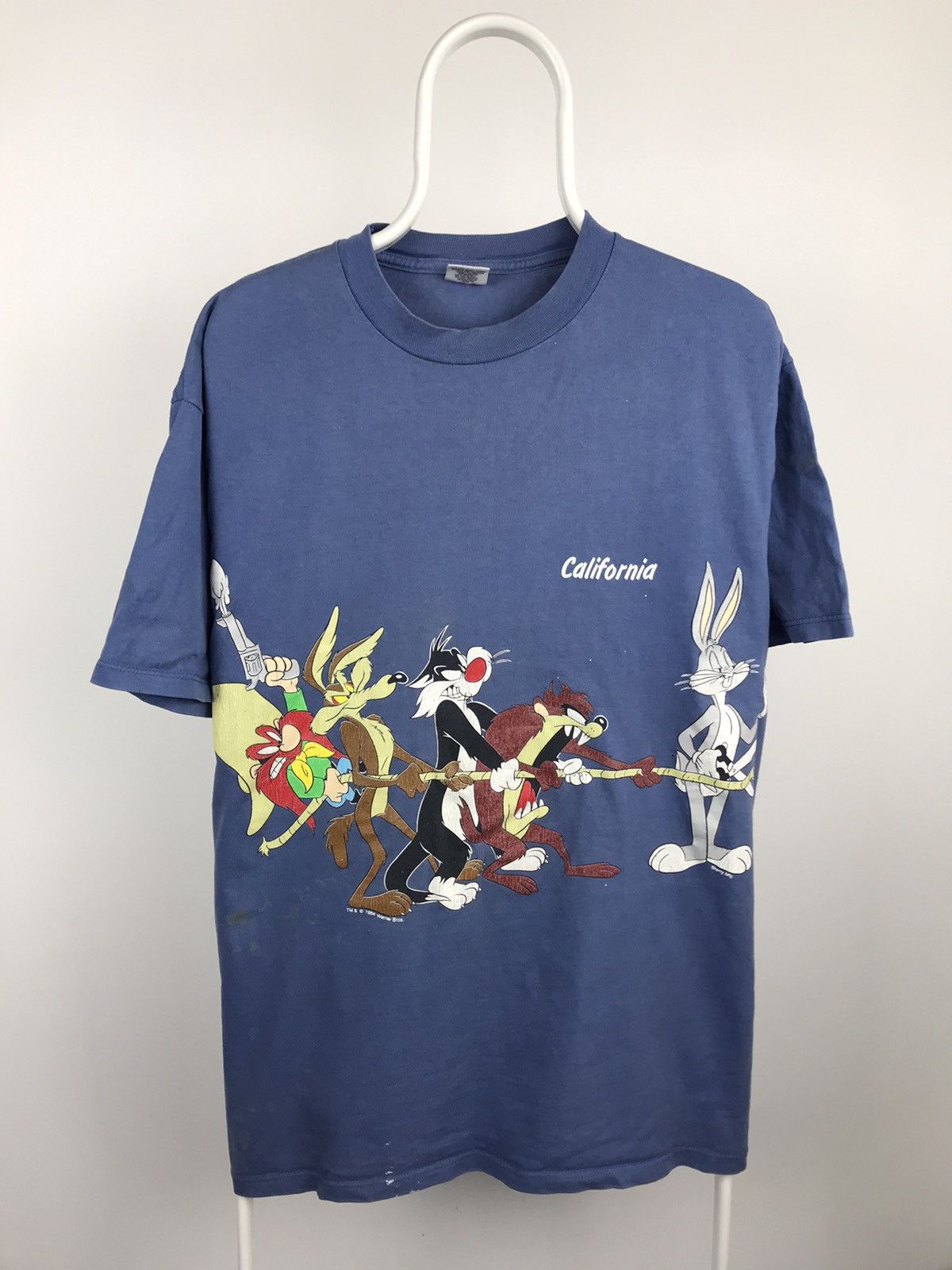 Vintage Vintage 1994 Warner Bros Full Printed Oversized Tee Size US XL / EU 56 / 4 - 1 Thumbnail