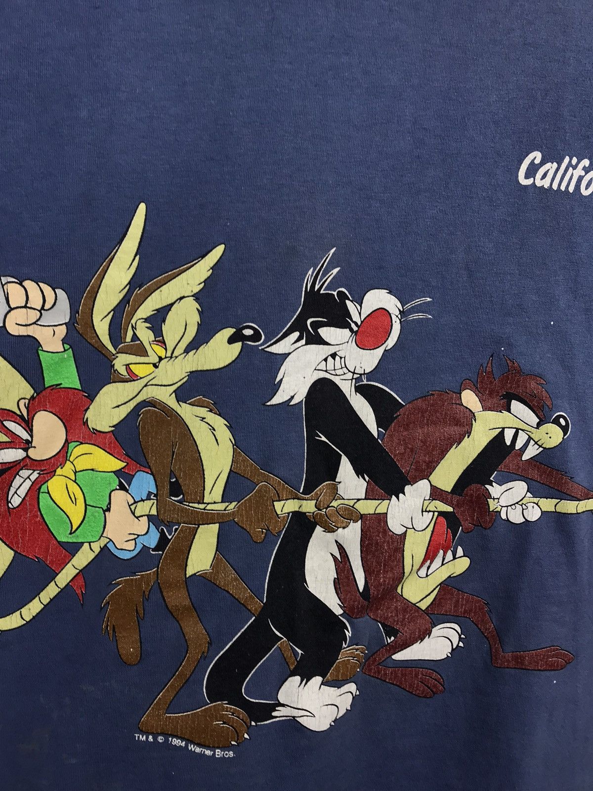 Vintage Vintage 1994 Warner Bros Full Printed Oversized Tee Size US XL / EU 56 / 4 - 5 Thumbnail