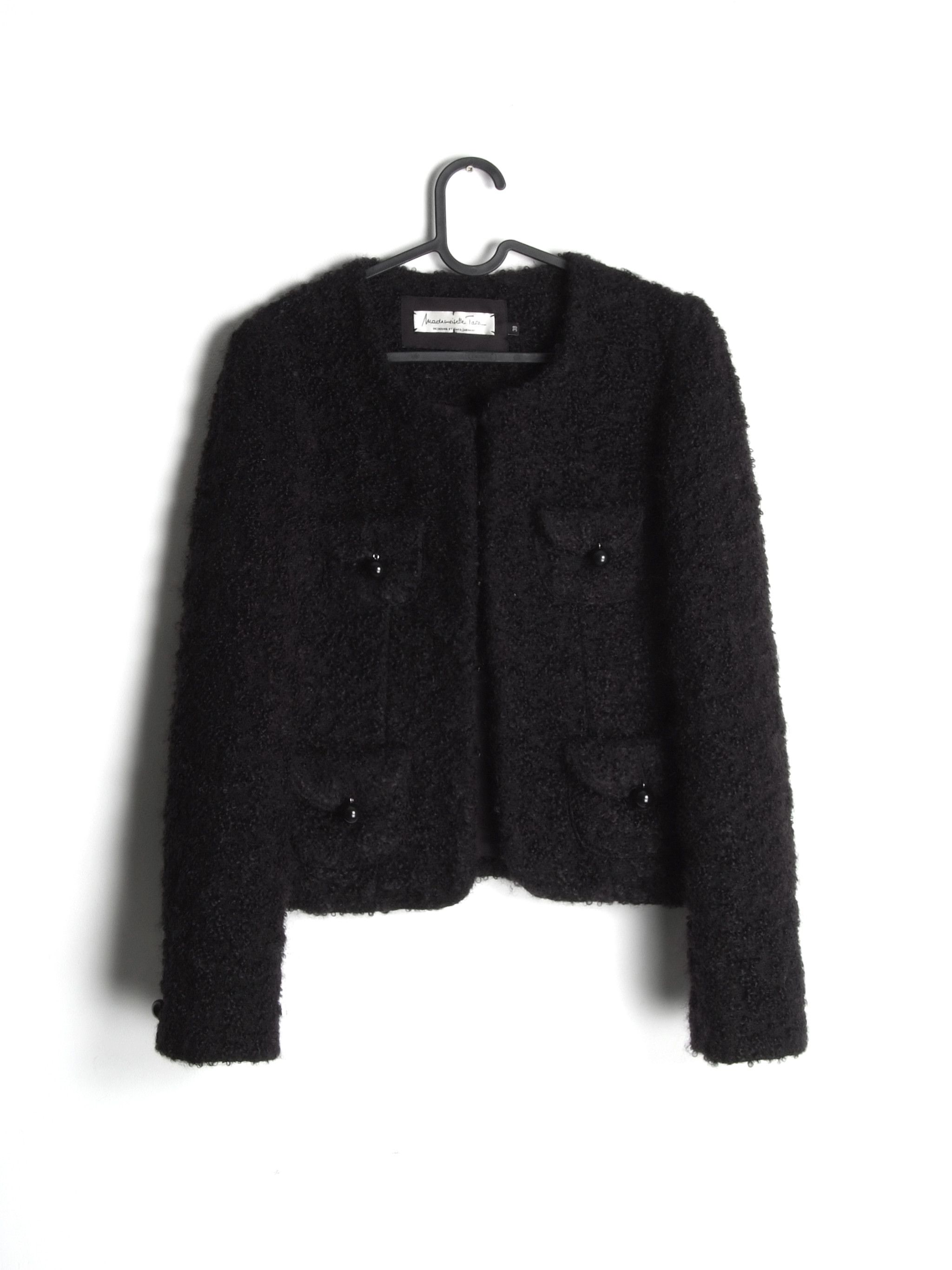 Tara Jarmon Wmns Tara Jarmon Boucle Chanel Mohair Style Jacket Size S / US 4 / IT 40 - 1 Thumbnail