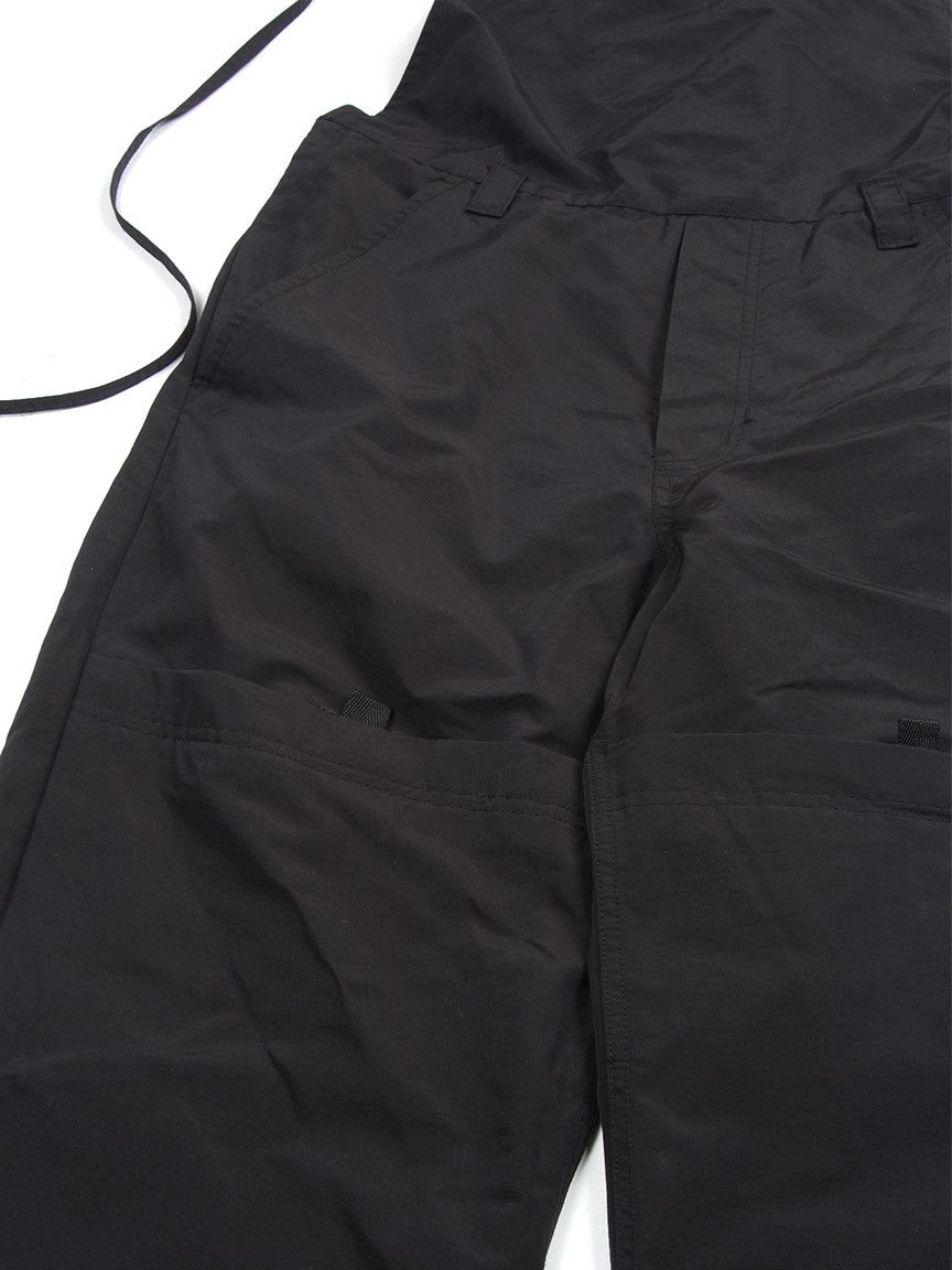Marithe + Francois Girbaud Vintage Avangarde Nylon Black Utility Overalls Jumpsuit Size 27" / US 4 / IT 40 - 2 Thumbnail
