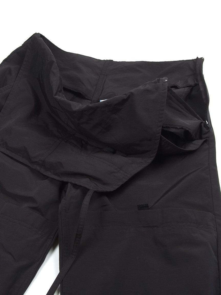 Marithe + Francois Girbaud Vintage Avangarde Nylon Black Utility Overalls Jumpsuit Size 27" / US 4 / IT 40 - 5 Thumbnail