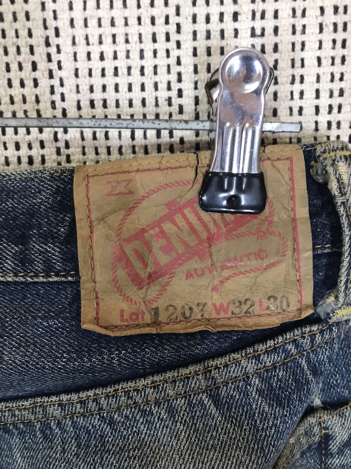 Denime × Japanese Brand ‼️DENIME DENIM FLARED DISTRESSED NICE DESIGN ‼️ Size US 31 - 6 Thumbnail