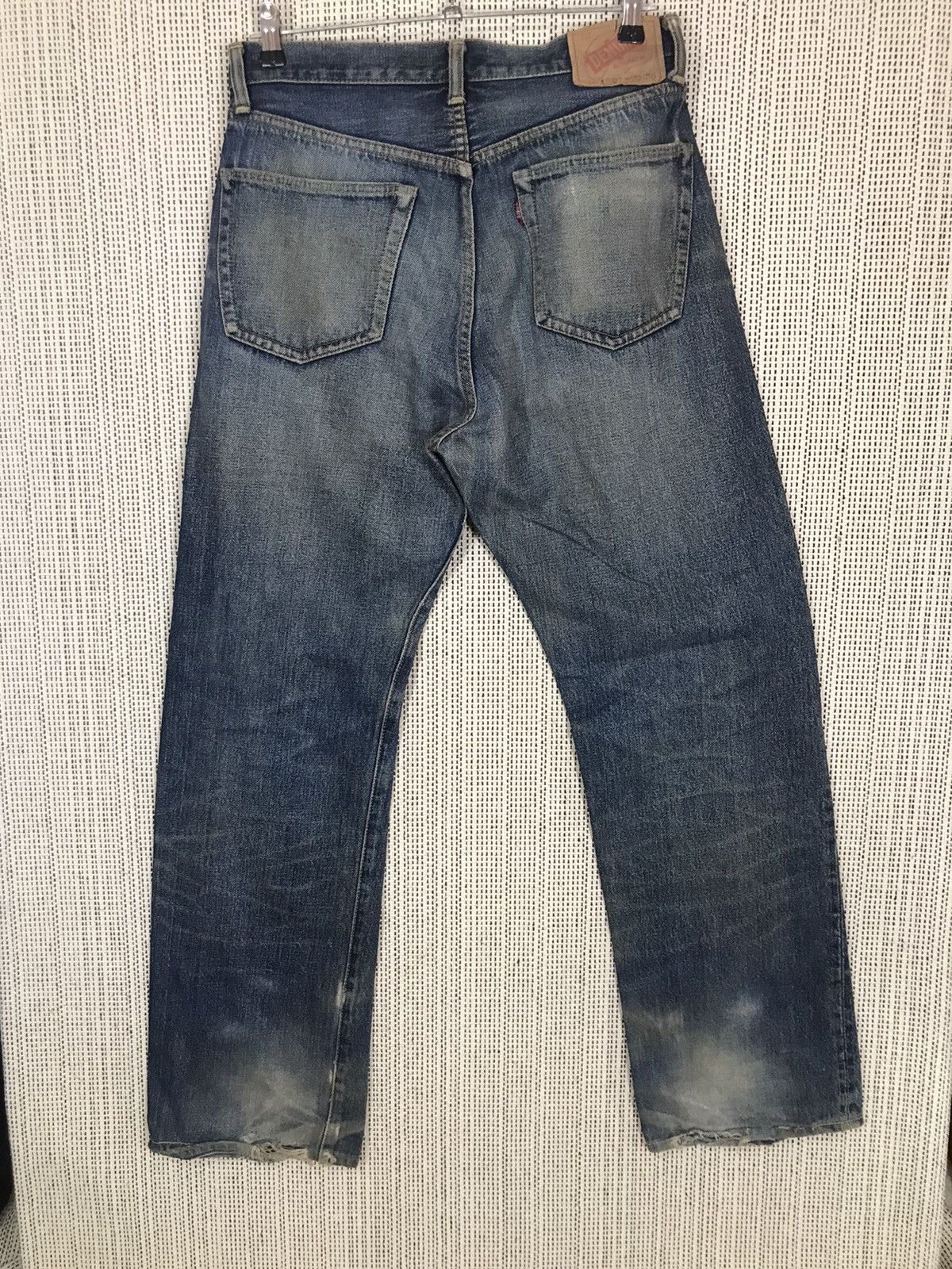 Denime × Japanese Brand ‼️DENIME DENIM FLARED DISTRESSED NICE DESIGN ‼️ Size US 31 - 1 Thumbnail