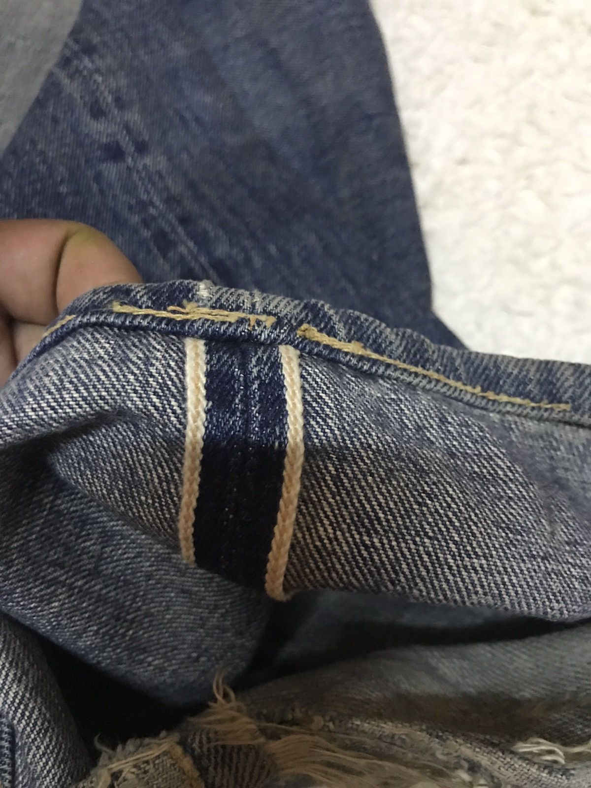 Denime × Japanese Brand ‼️DENIME DENIM FLARED DISTRESSED NICE DESIGN ‼️ Size US 31 - 8 Thumbnail