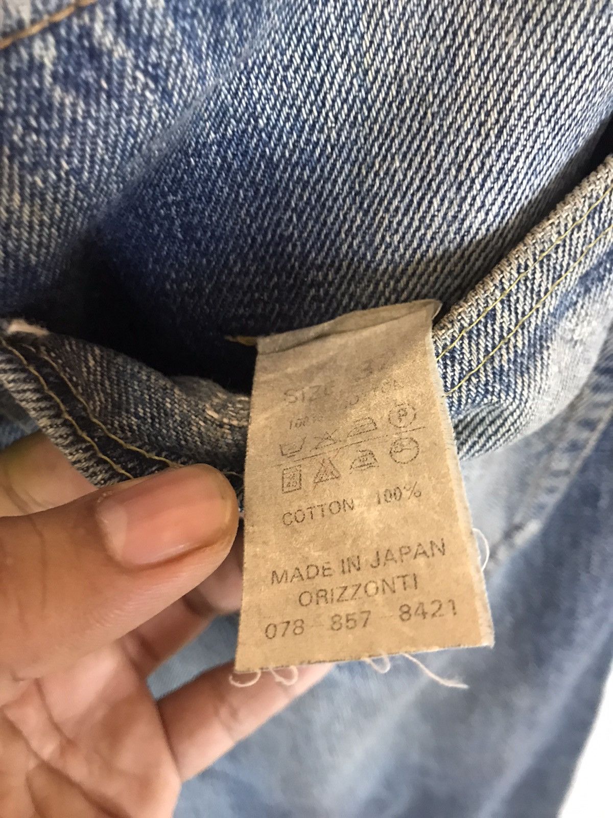 Denime × Japanese Brand ‼️DENIME DENIM FLARED DISTRESSED NICE DESIGN ‼️ Size US 31 - 7 Thumbnail