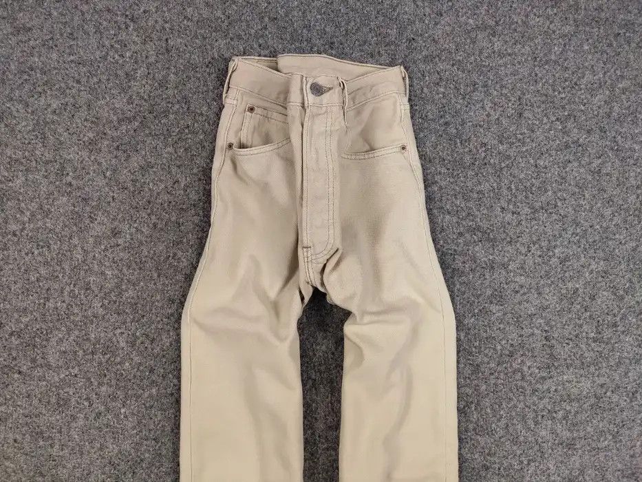 Levi's Vintage 90's levis 501 Beige faded Denim Jeans made in usa Size US 31 - 3 Thumbnail