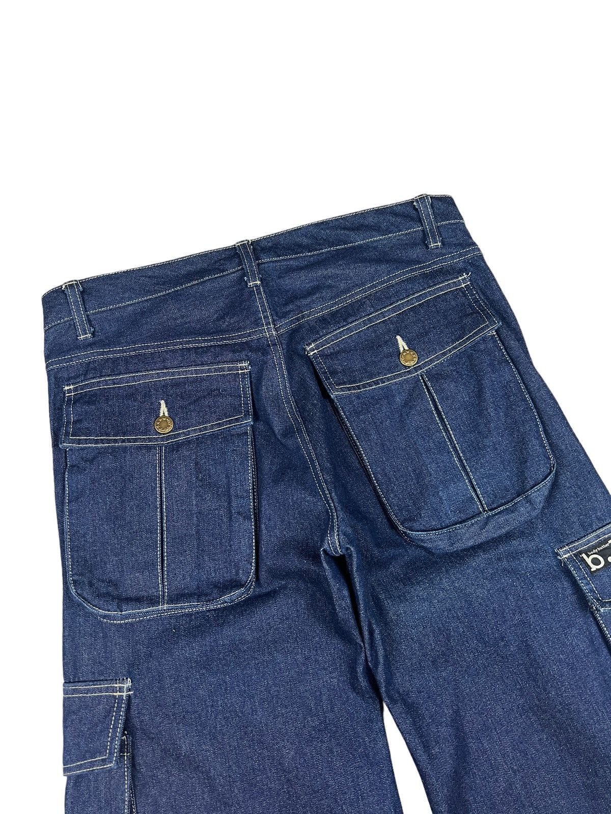 Japanese Brand Vintage Body Butter 🇯🇵 Parachute Denim Cargo Pants Size US 33 - 8 Thumbnail