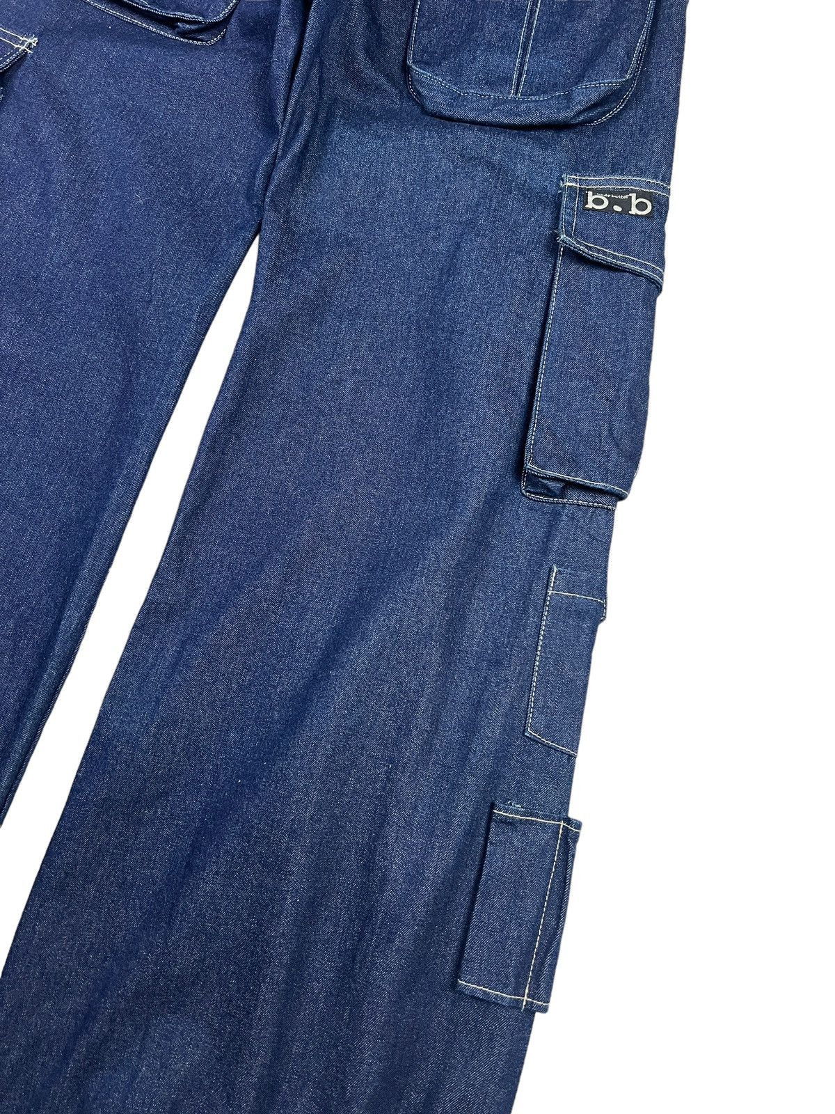 Japanese Brand Vintage Body Butter 🇯🇵 Parachute Denim Cargo Pants Size US 33 - 6 Thumbnail