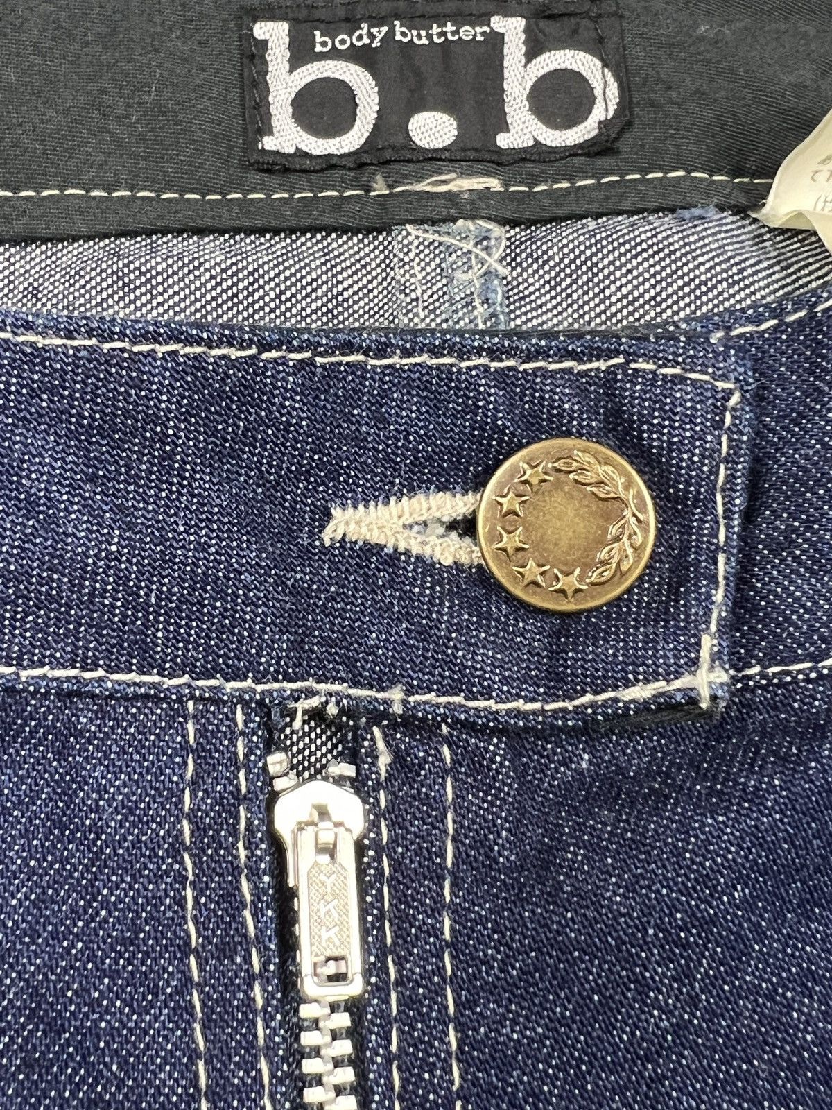 Japanese Brand Vintage Body Butter 🇯🇵 Parachute Denim Cargo Pants Size US 33 - 13 Thumbnail