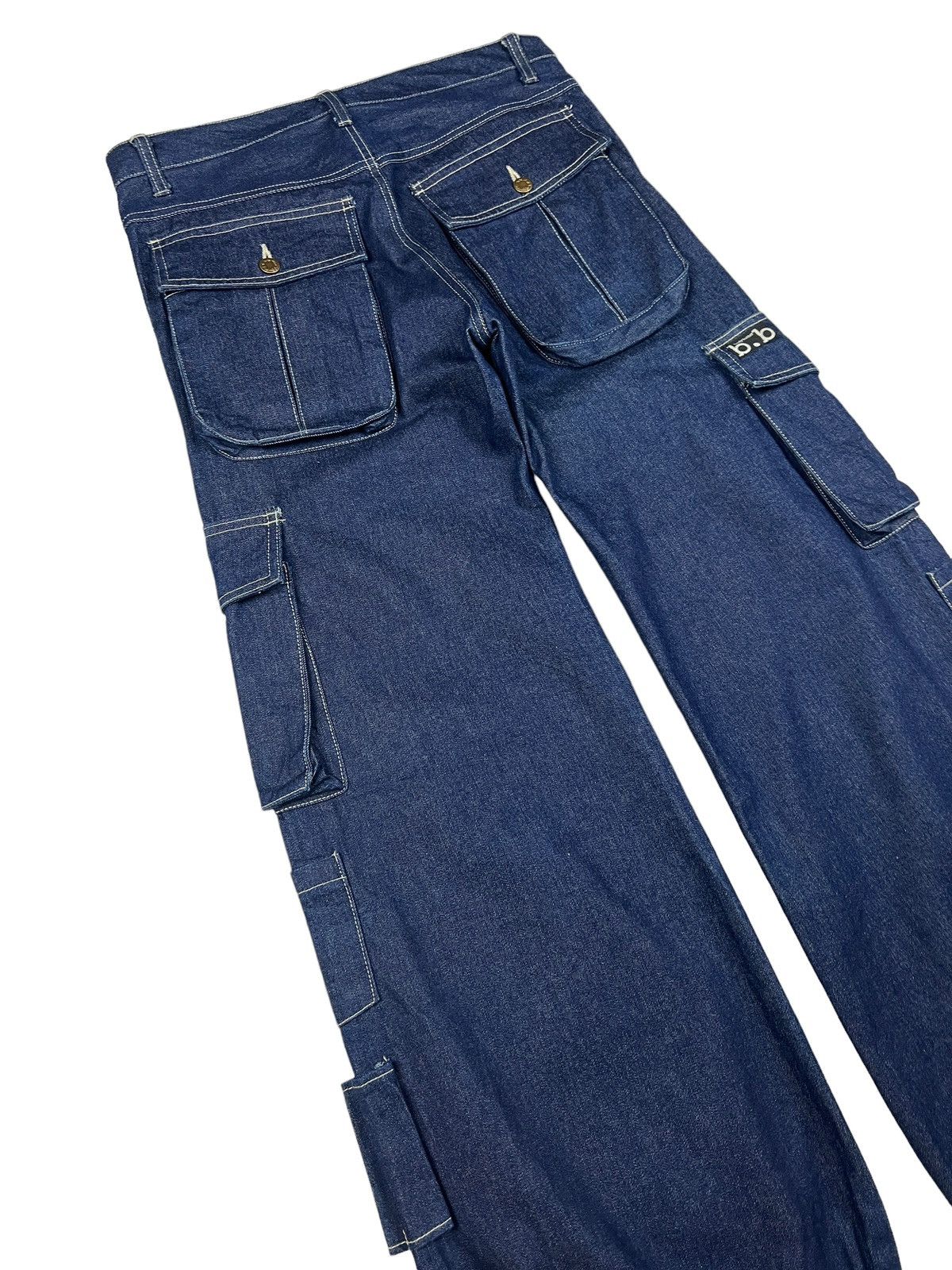 Japanese Brand Vintage Body Butter 🇯🇵 Parachute Denim Cargo Pants Size US 33 - 7 Thumbnail