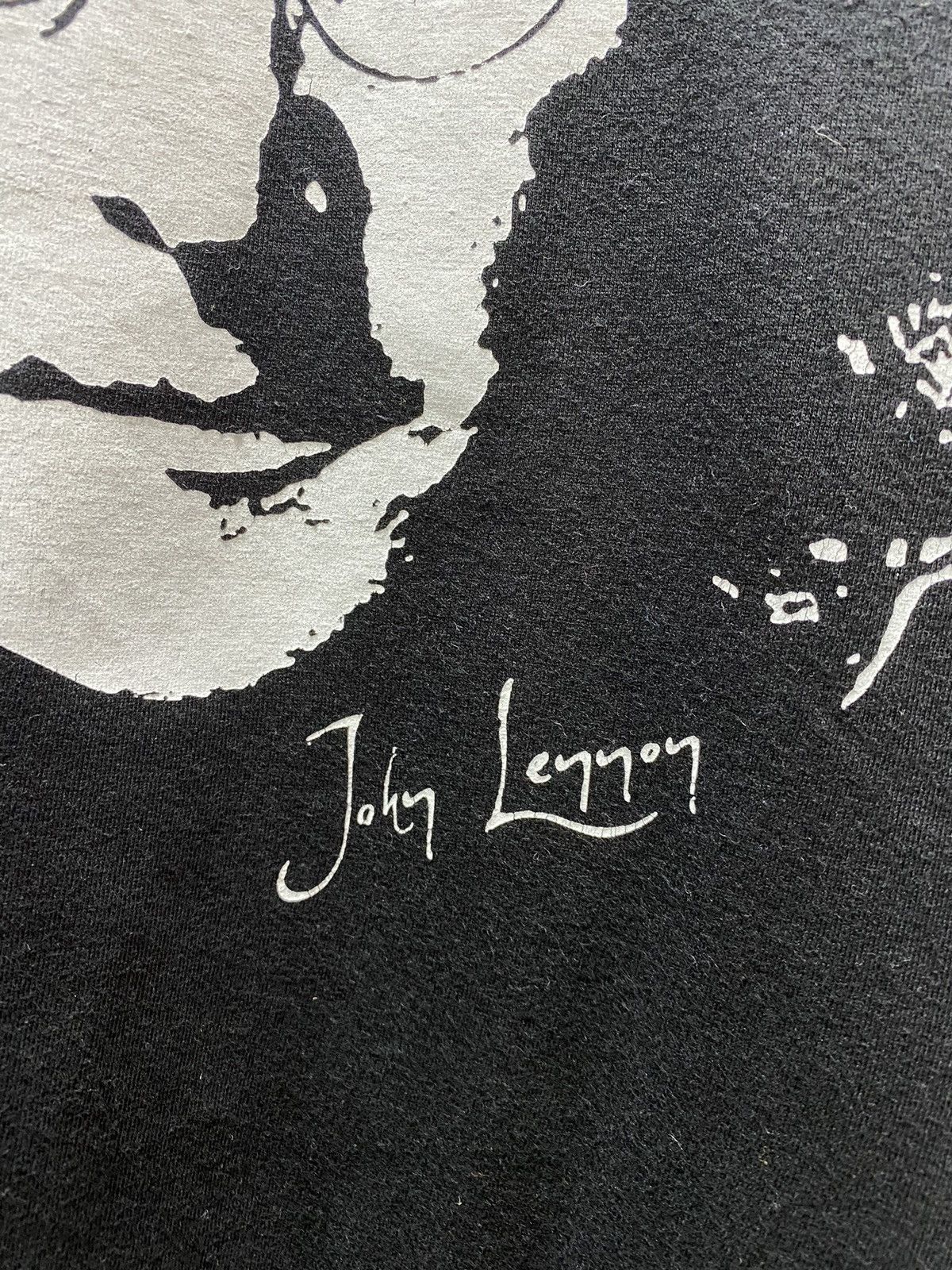 Band Tees John Lennon T Shirt (The Beatles) Men’s L Black Big Logo Size US L / EU 52-54 / 3 - 6 Thumbnail