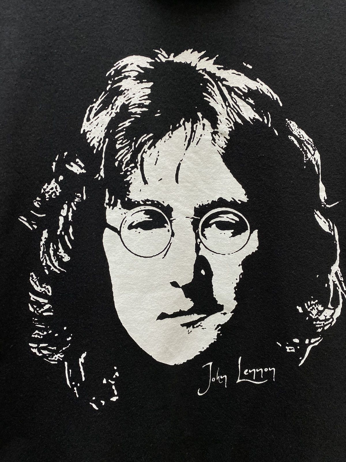 Band Tees John Lennon T Shirt (The Beatles) Men’s L Black Big Logo Size US L / EU 52-54 / 3 - 7 Thumbnail