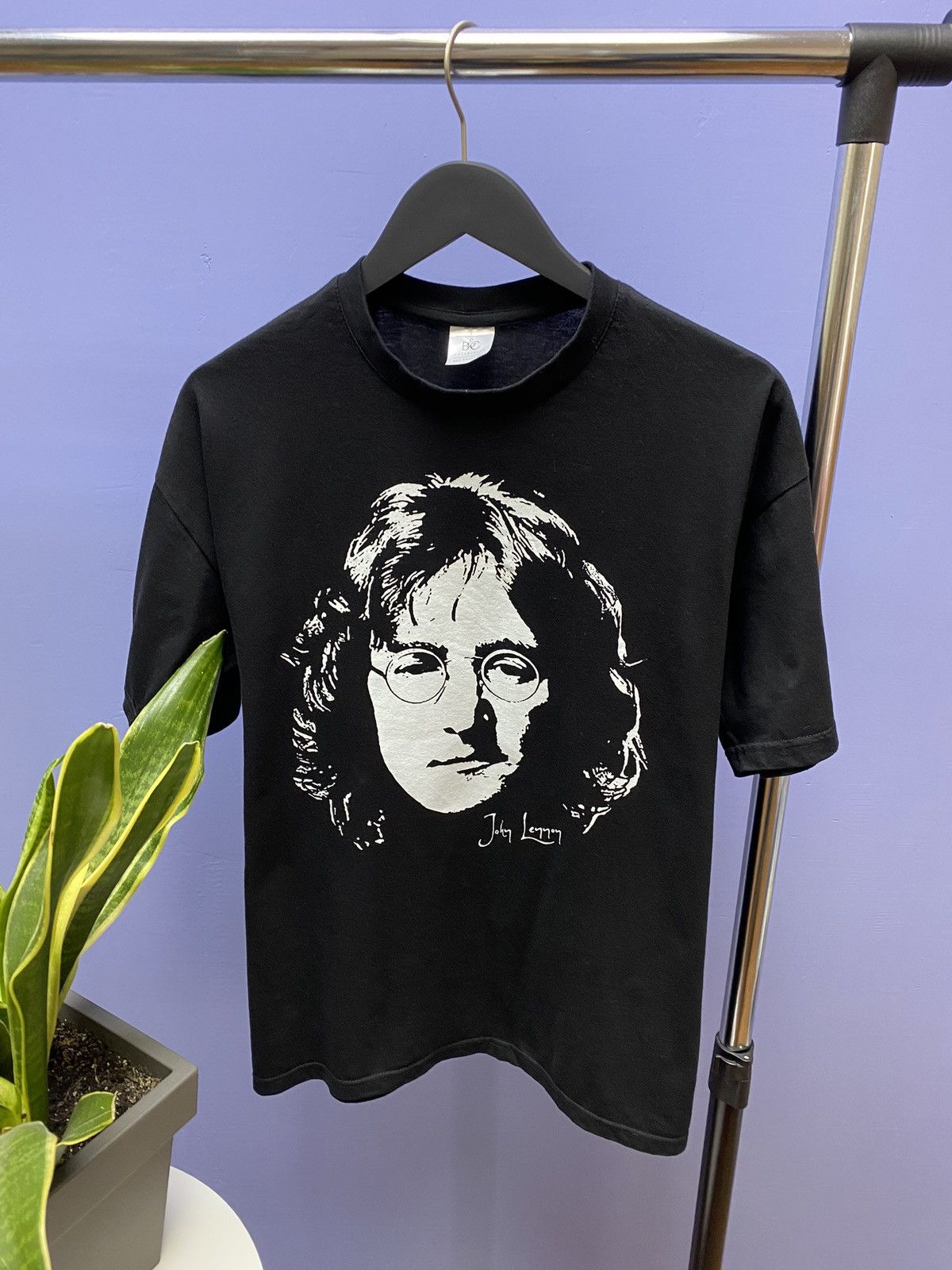 Band Tees John Lennon T Shirt (The Beatles) Men’s L Black Big Logo Size US L / EU 52-54 / 3 - 5 Thumbnail