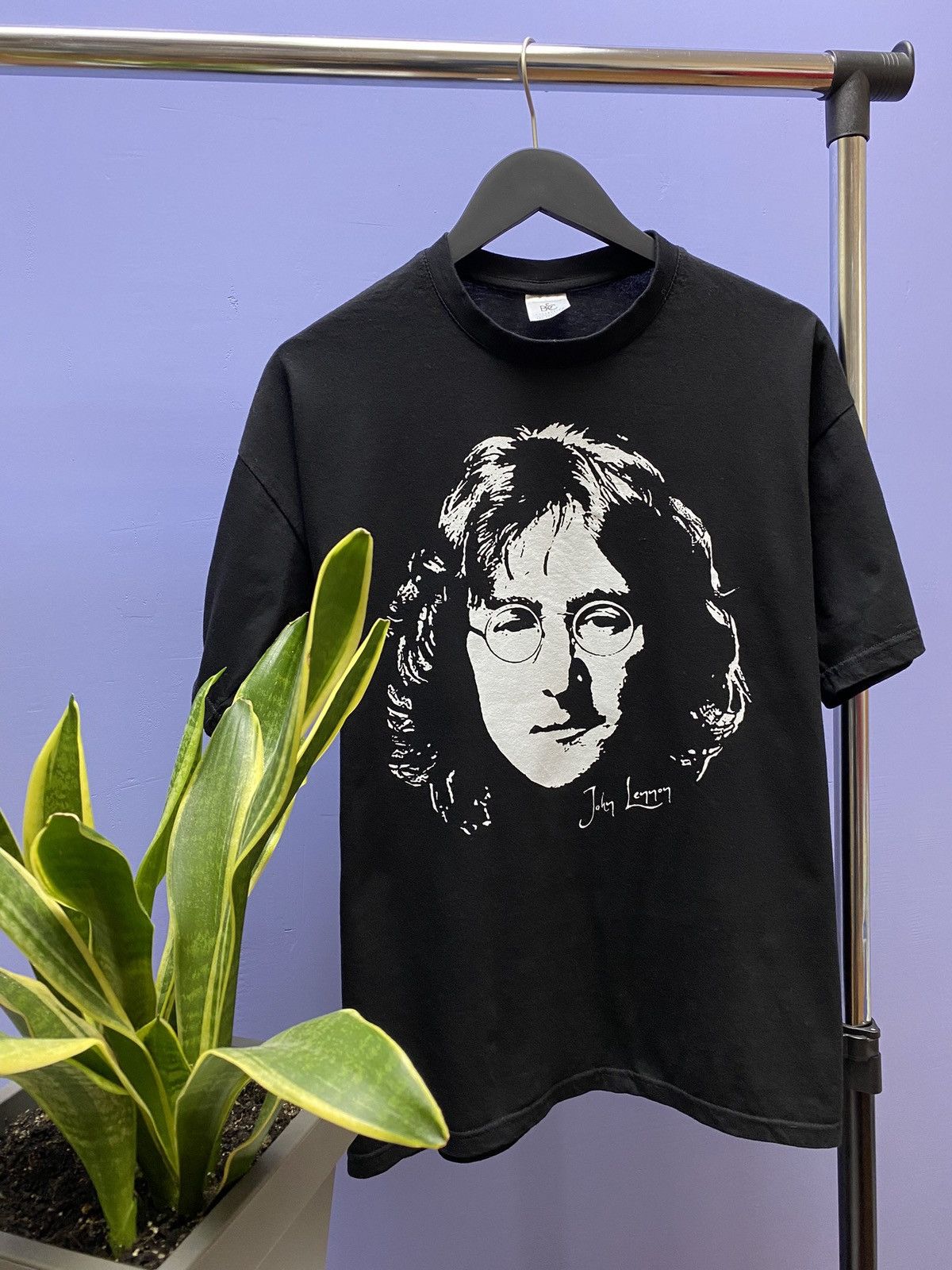 Band Tees John Lennon T Shirt (The Beatles) Men’s L Black Big Logo Size US L / EU 52-54 / 3 - 3 Thumbnail