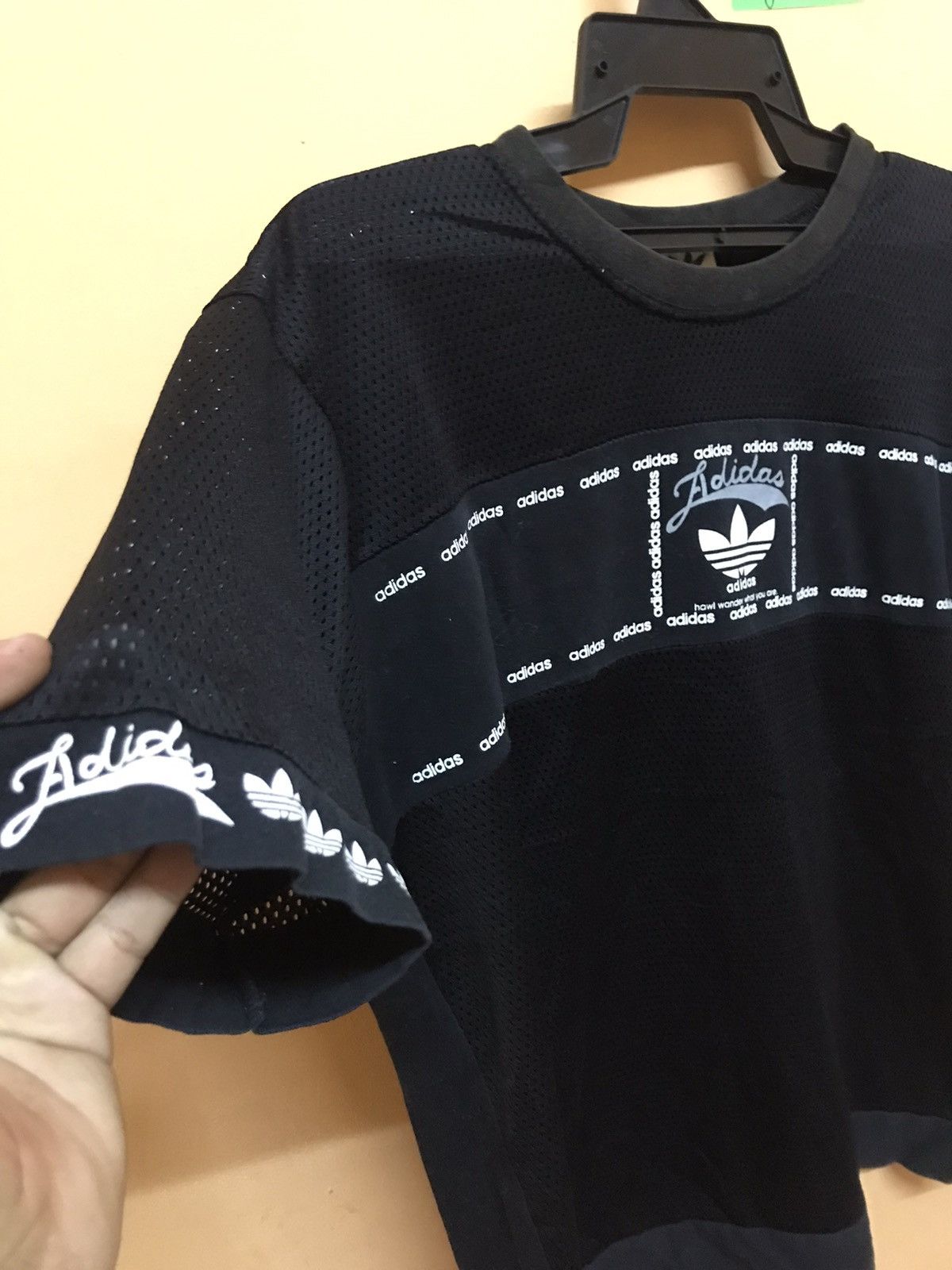 Vintage ‼️VTG ADIDAS MESH TSHIRT RUN DMC Size US M / EU 48-50 / 2 - 4 Thumbnail