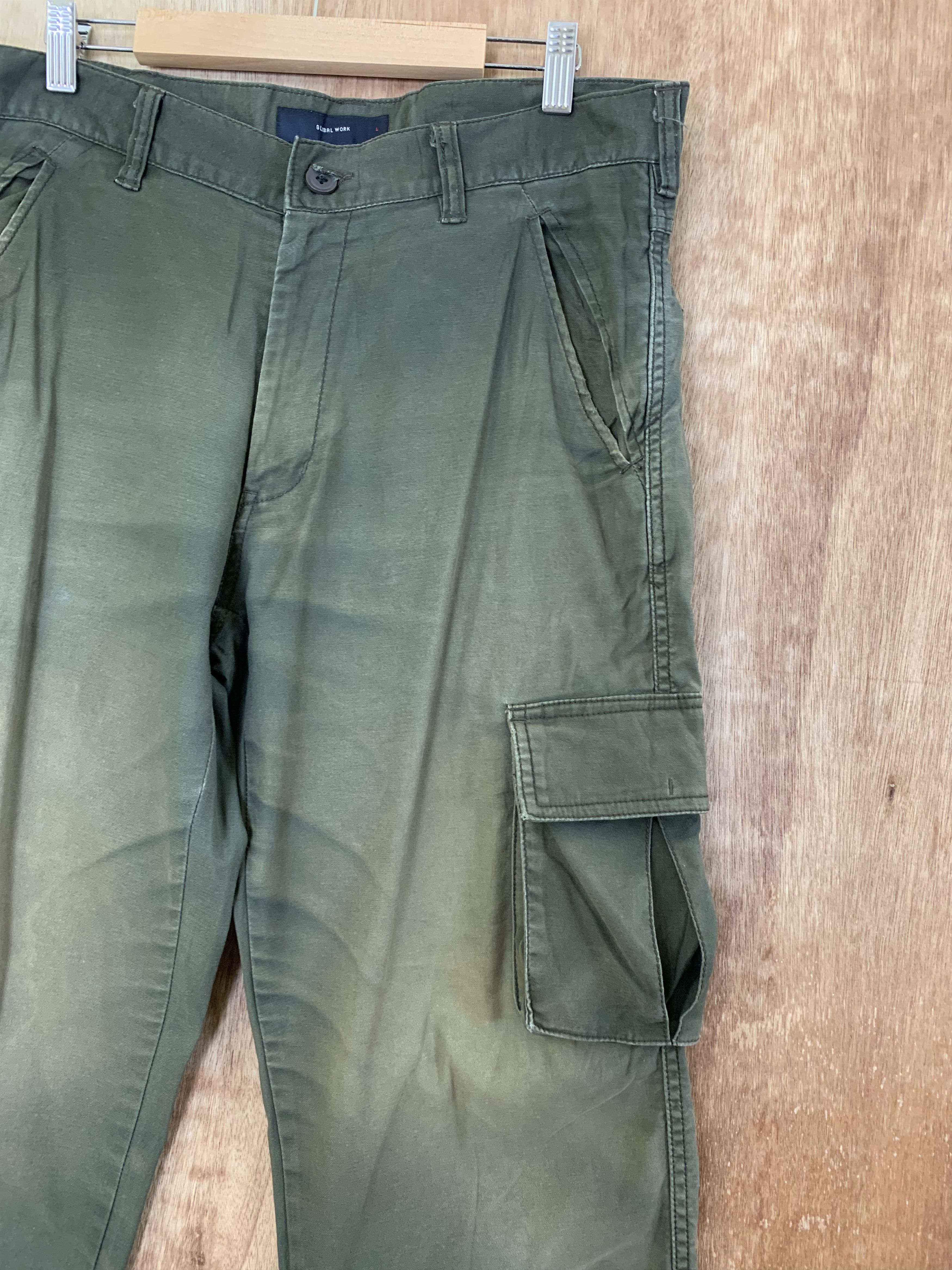 Vintage Global Work Cargo Pants Multipocket Streetwear