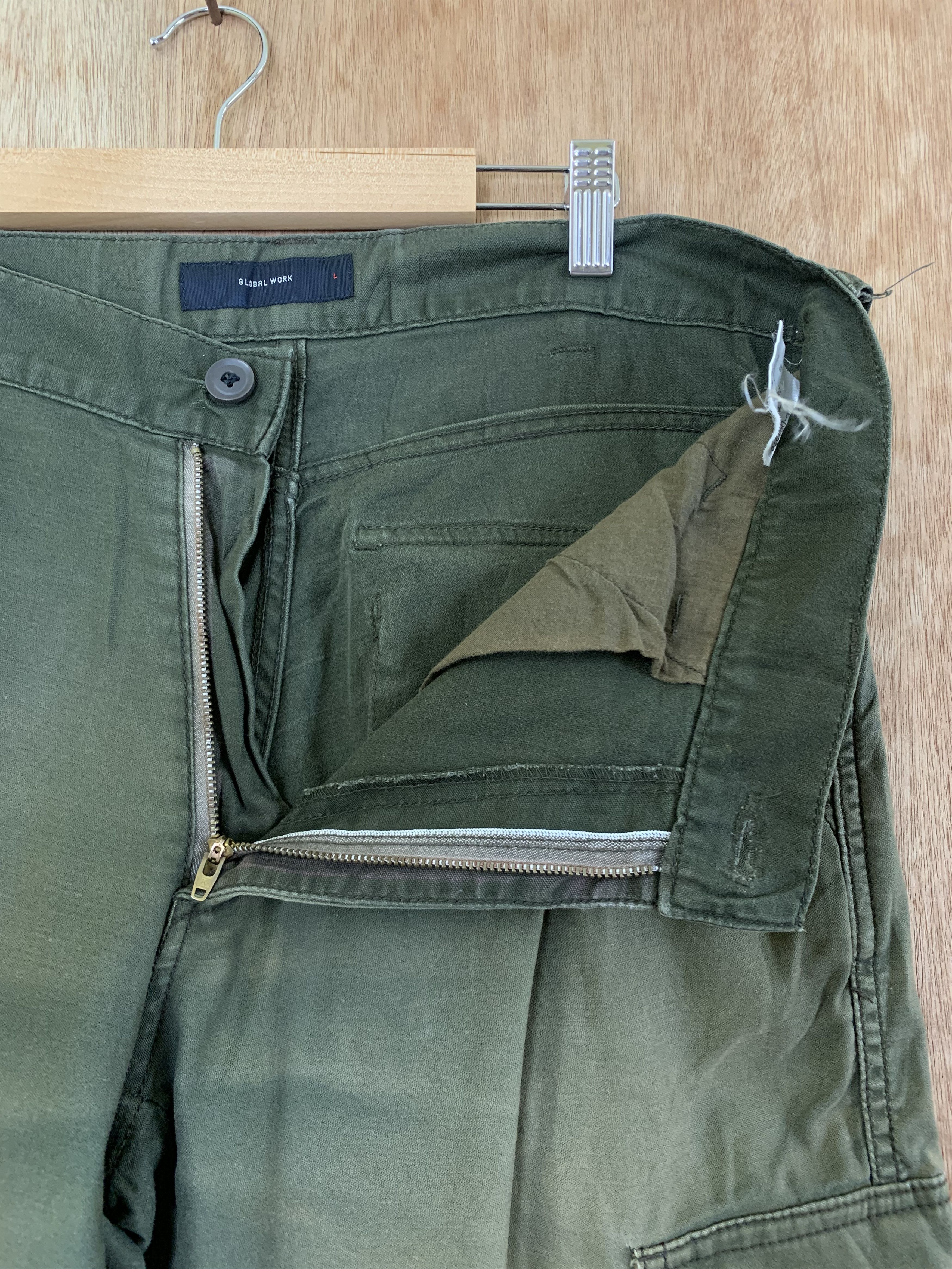 Vintage Global Work Cargo Pants Multipocket Streetwear