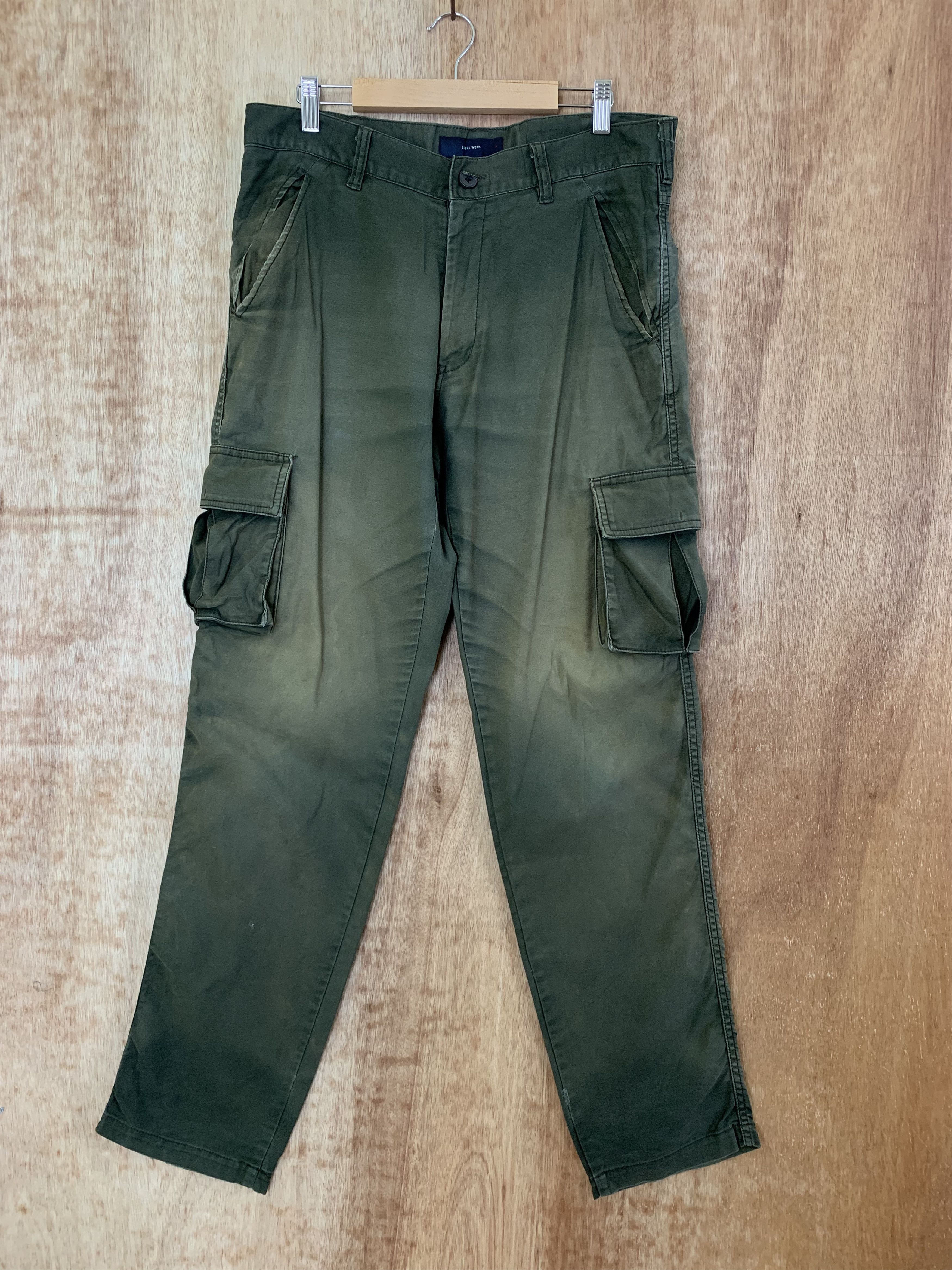 Vintage Global Work Cargo Pants Multipocket Streetwear