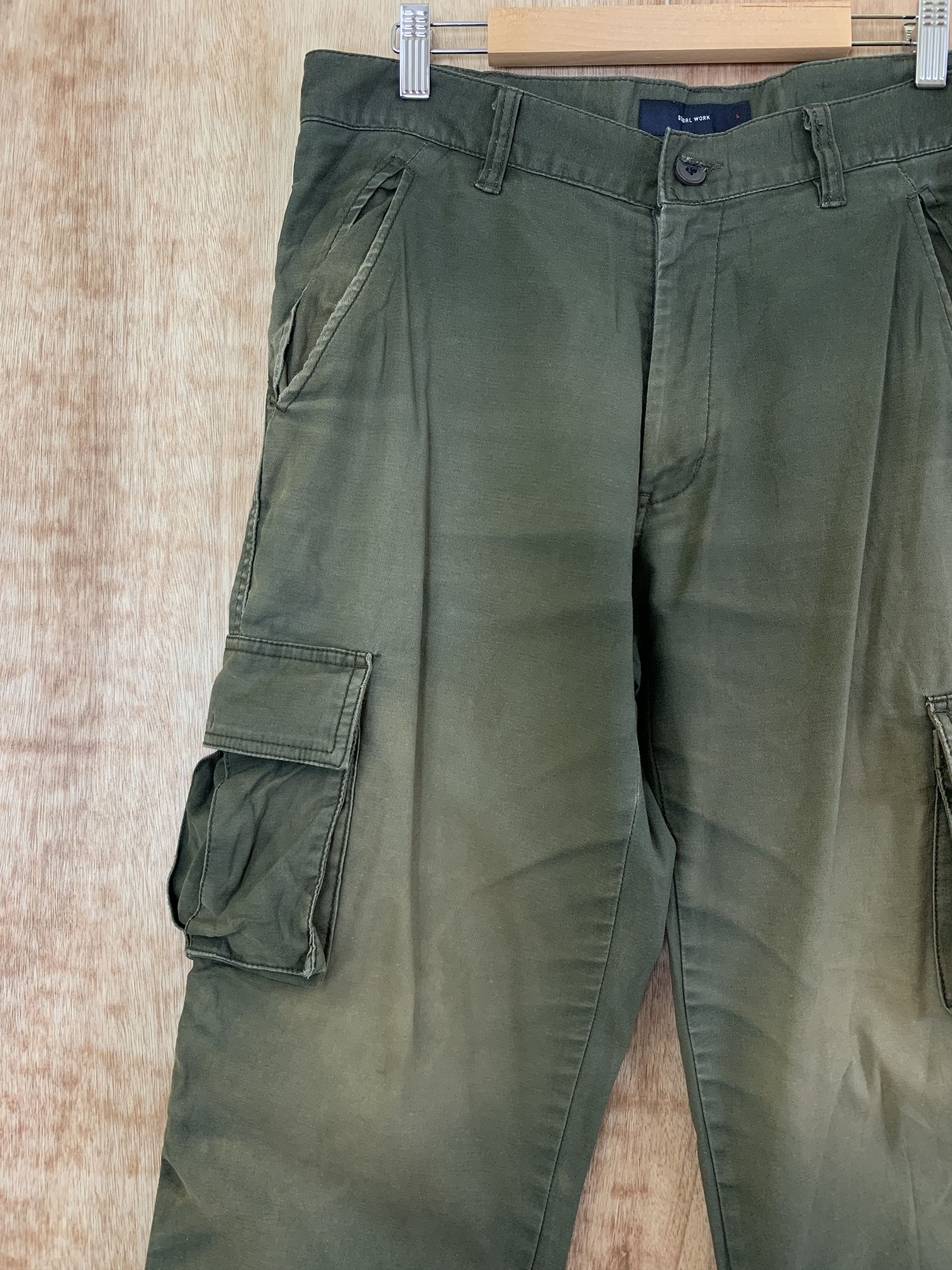 Vintage Global Work Cargo Pants Multipocket Streetwear