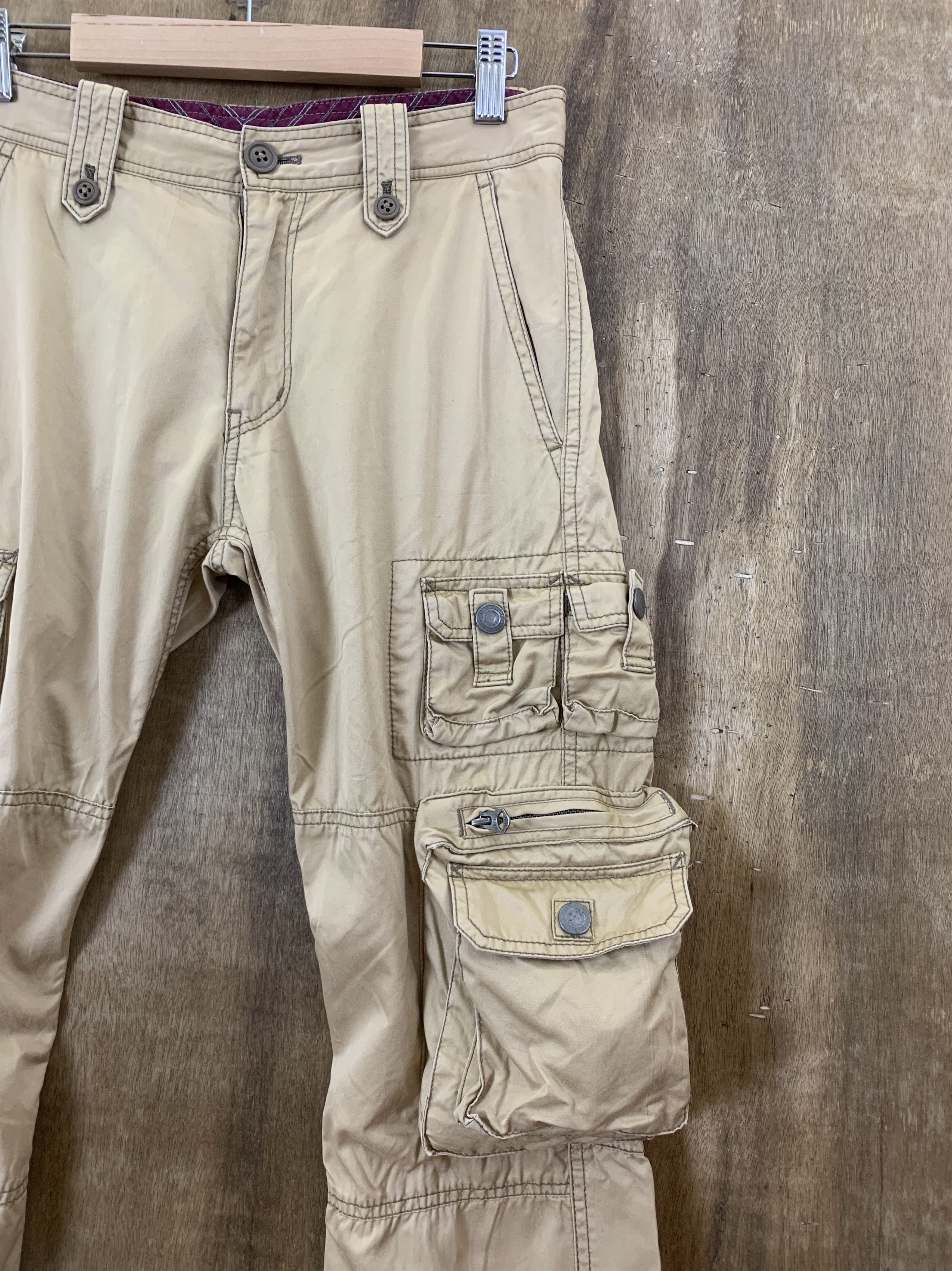 Japanese Brand Rattle Trap Cargo Pants 12 Pocket Multipocket Streetwear Size US 28 / EU 44 - 6 Thumbnail