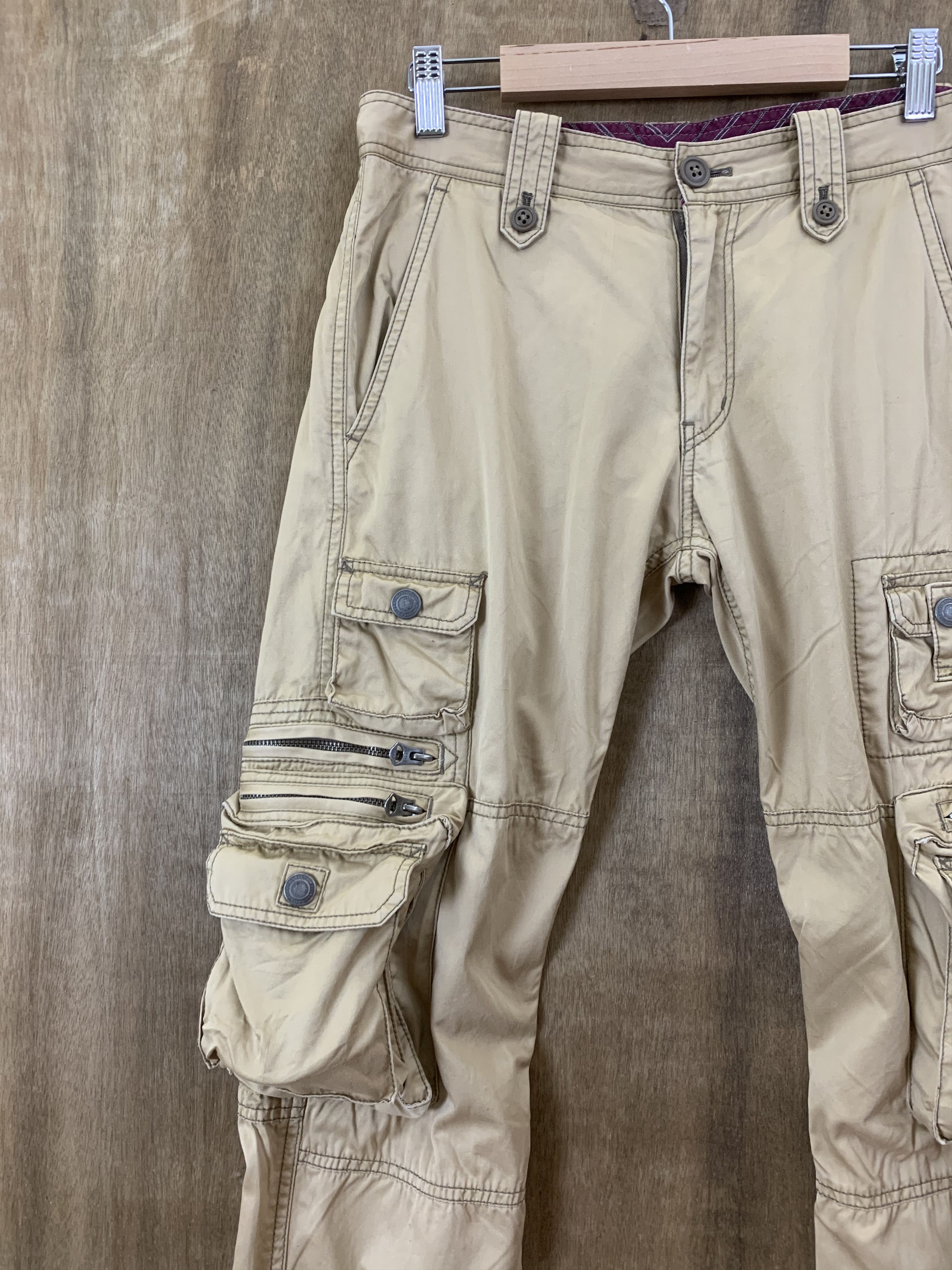 Japanese Brand Rattle Trap Cargo Pants 12 Pocket Multipocket Streetwear Size US 28 / EU 44 - 7 Thumbnail