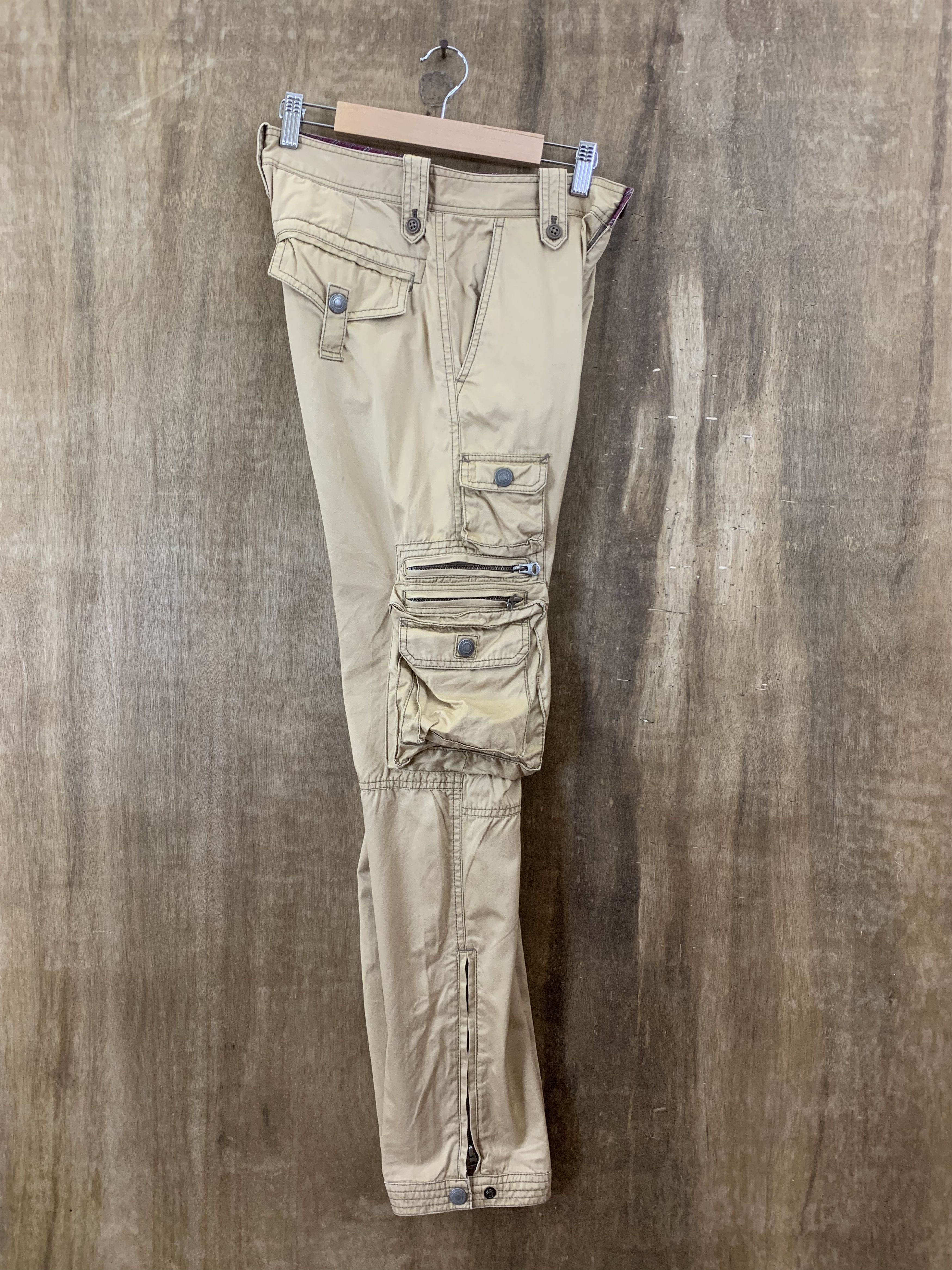 Japanese Brand Rattle Trap Cargo Pants 12 Pocket Multipocket Streetwear Size US 28 / EU 44 - 15 Thumbnail
