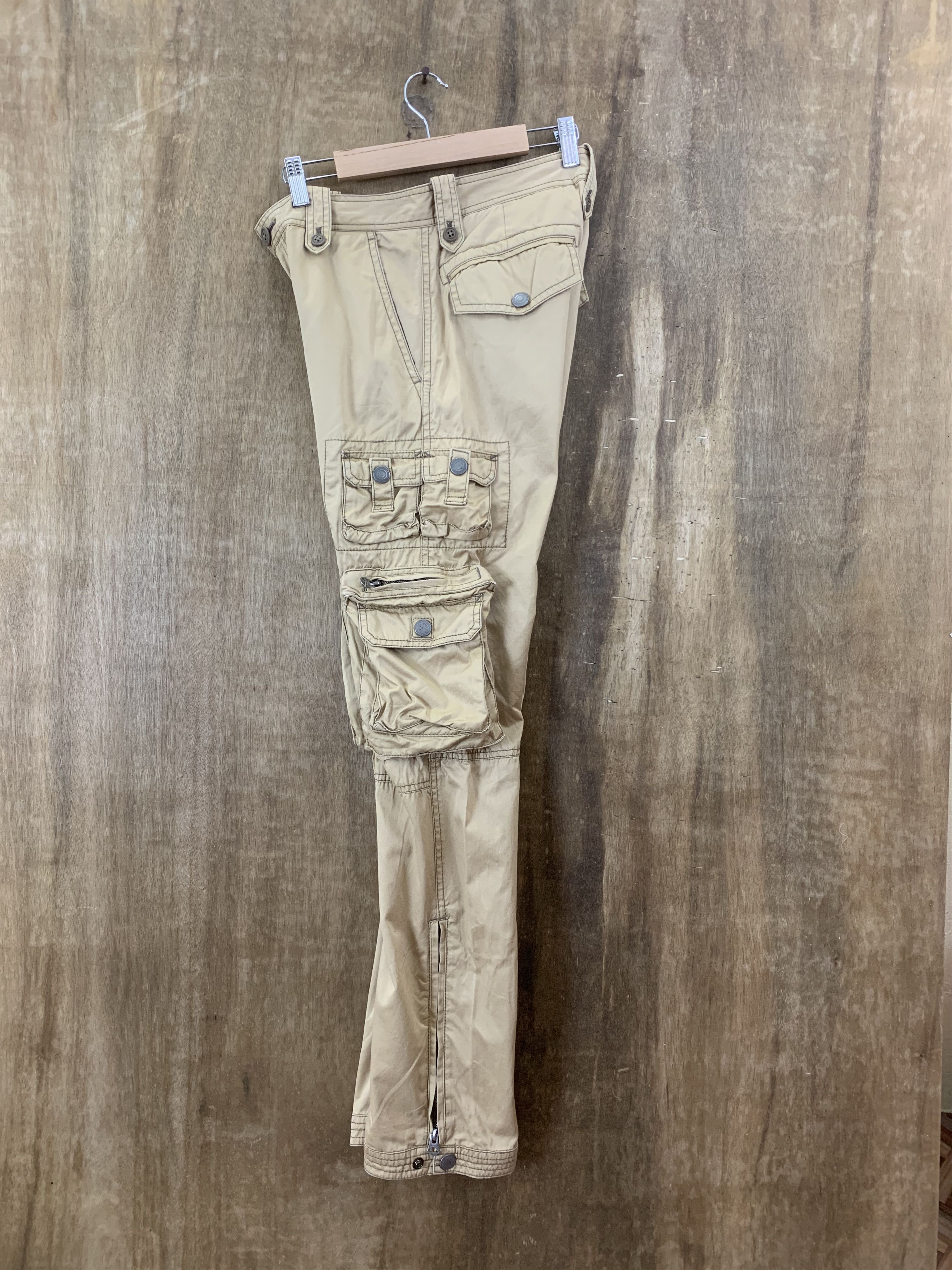 Japanese Brand Rattle Trap Cargo Pants 12 Pocket Multipocket Streetwear Size US 28 / EU 44 - 16 Thumbnail