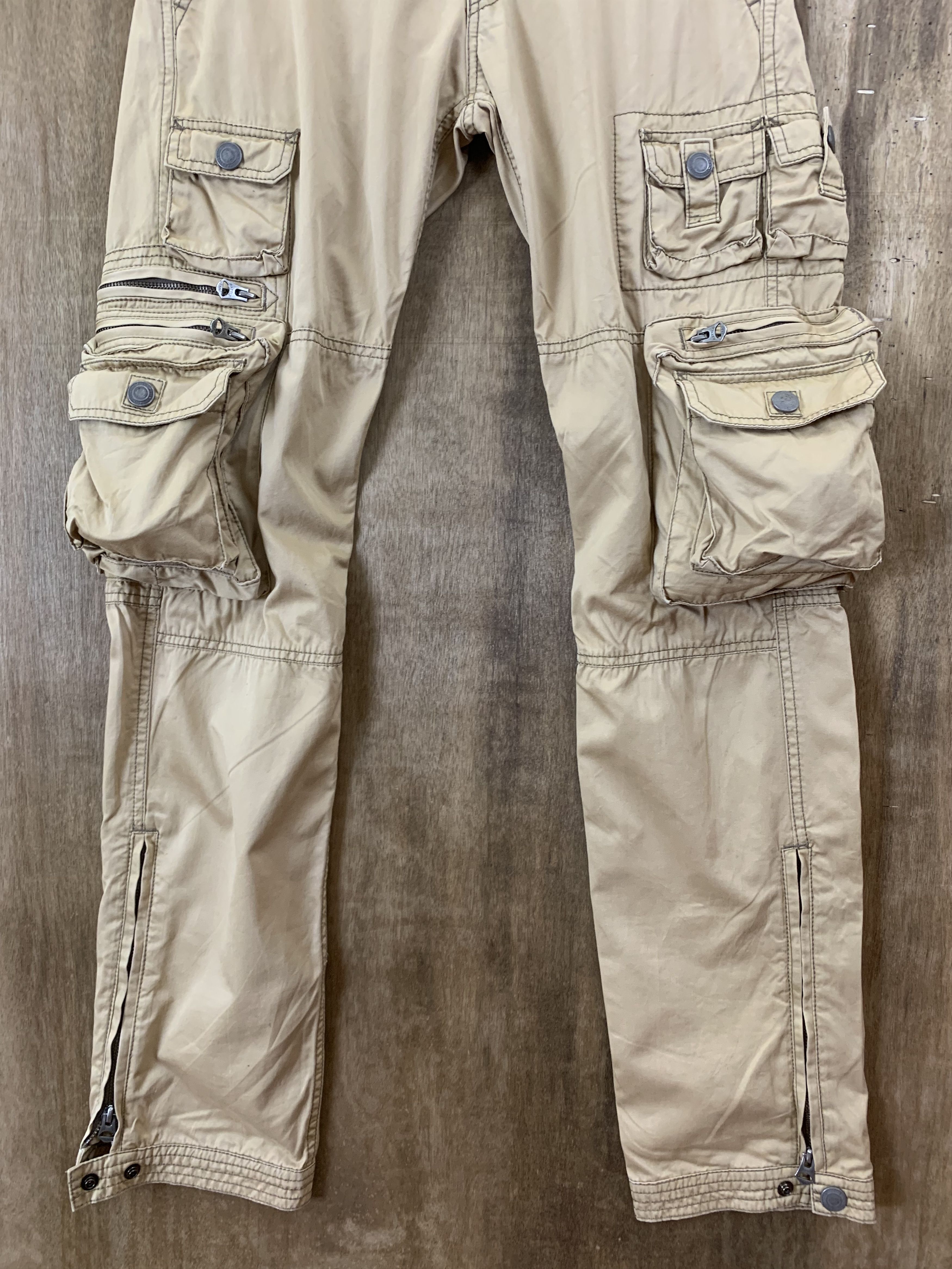 Japanese Brand Rattle Trap Cargo Pants 12 Pocket Multipocket Streetwear Size US 28 / EU 44 - 5 Thumbnail