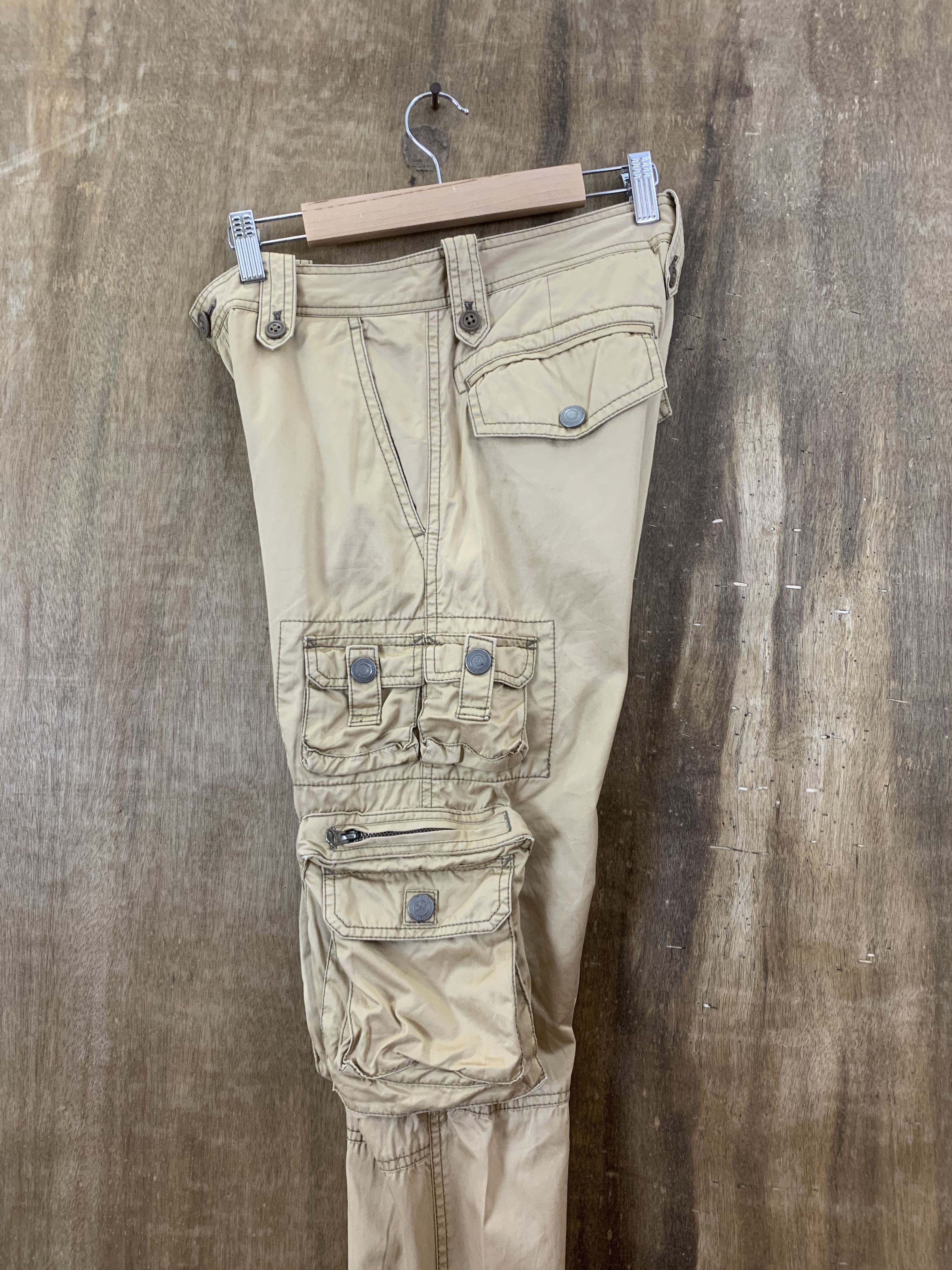 Japanese Brand Rattle Trap Cargo Pants 12 Pocket Multipocket Streetwear Size US 28 / EU 44 - 17 Thumbnail