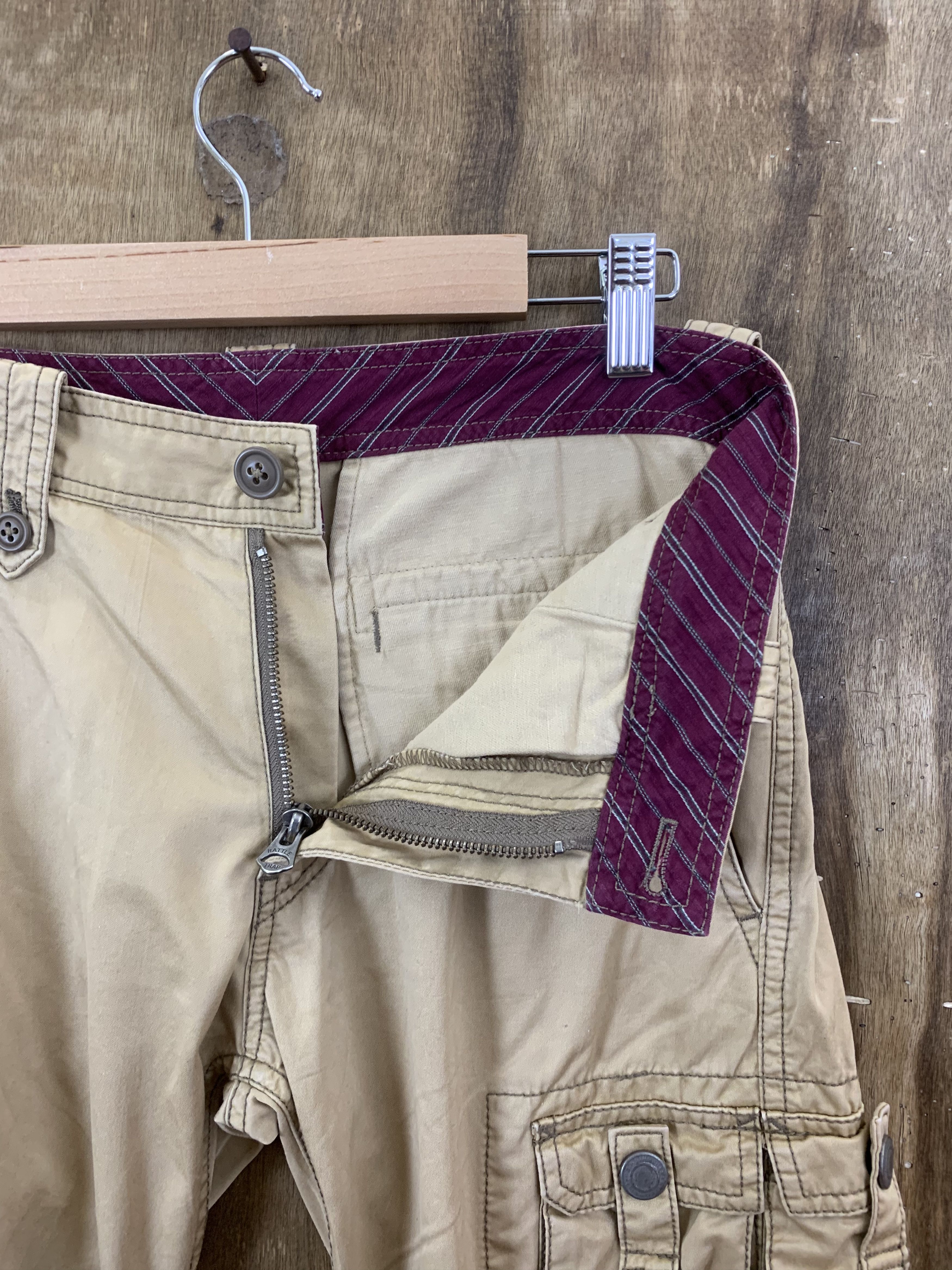 Japanese Brand Rattle Trap Cargo Pants 12 Pocket Multipocket Streetwear Size US 28 / EU 44 - 11 Thumbnail