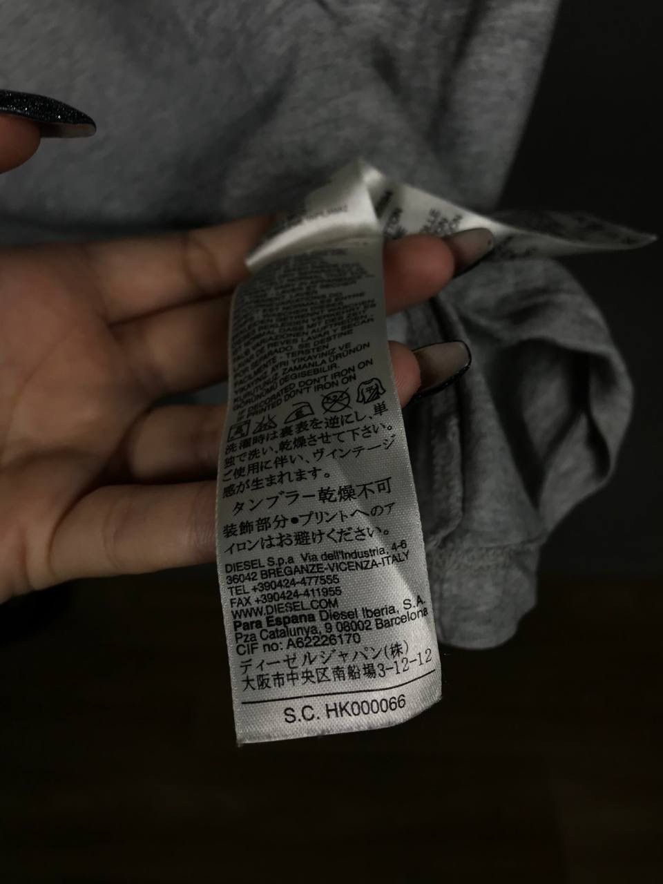 Diesel Diesel luxury streetwear center logo tee Size US L / EU 52-54 / 3 - 8 Thumbnail