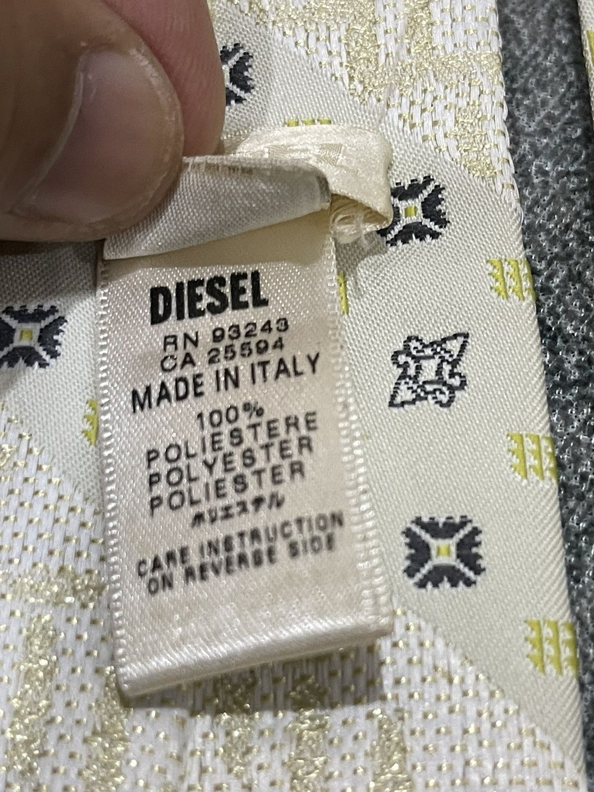 Diesel DIESEL Tie Made in Italy Size ONE SIZE - 8 Thumbnail