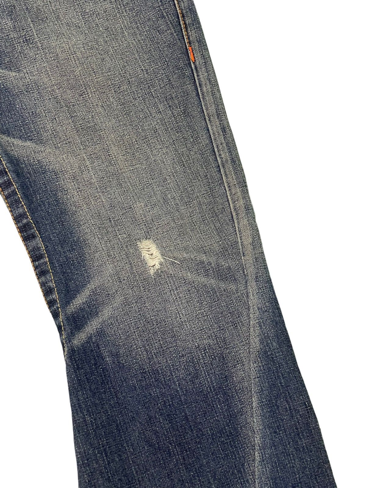 Japanese Brand Flare Jeans True Religion Low Rise Distres Boot Cut 5🟦3 Size US 30 / EU 46 - 7 Thumbnail
