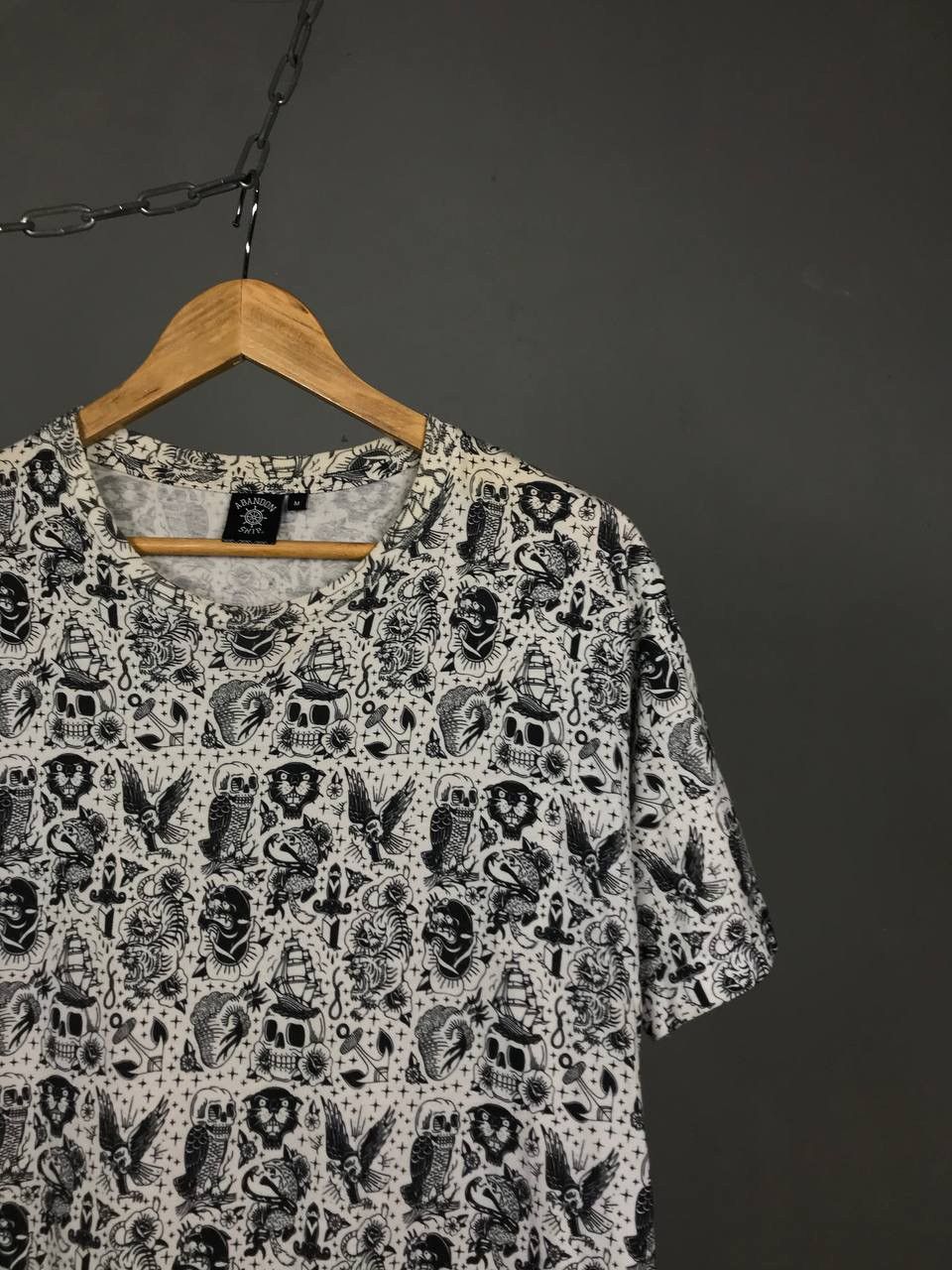 Other Abandon ship streetwear monogram overprinted tee Size US M / EU 48-50 / 2 - 2 Thumbnail