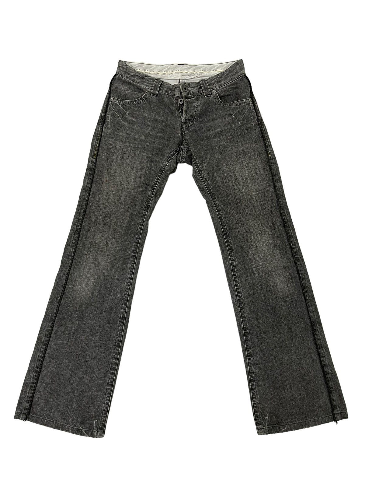 Japanese Brand Flare Jeans XXixisz Faded Denim Boot Cut 5🟦3 Size US 30 / EU 46 - 2 Thumbnail