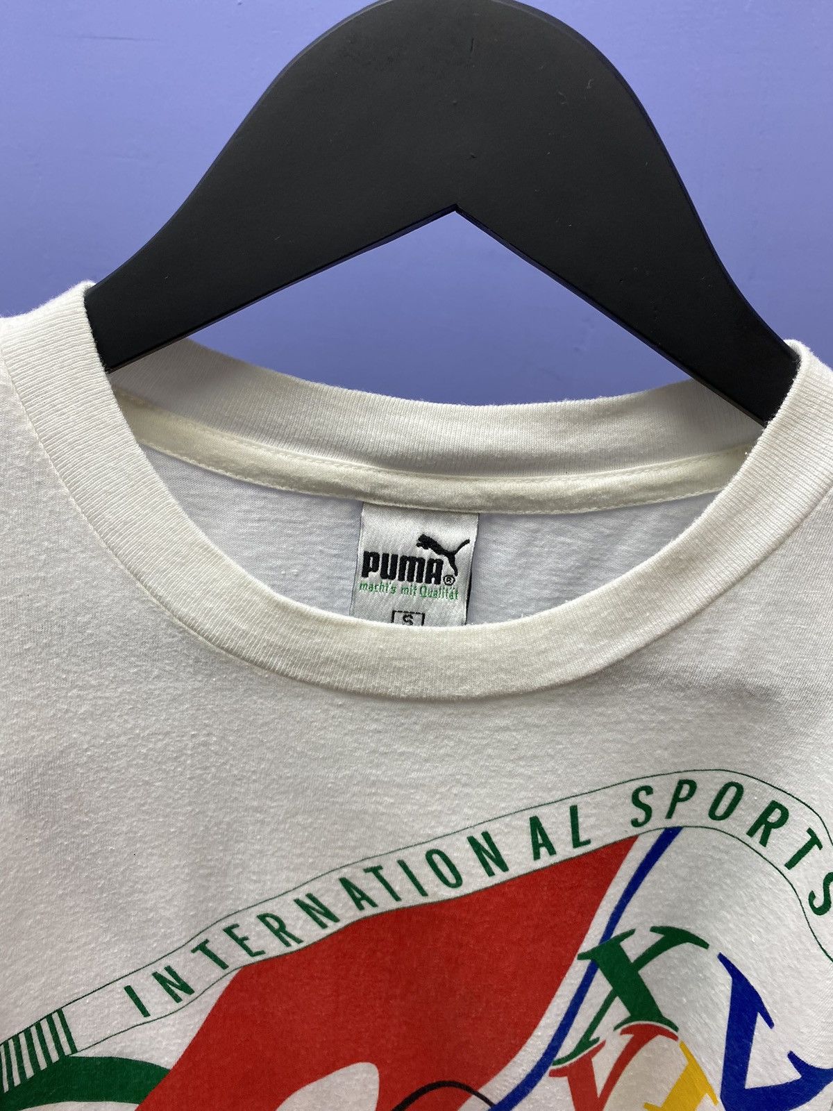 Puma Vintage Puma International Sports 1988 XVVI T Shirt Size US S / EU 44-46 / 1 - 16 Thumbnail