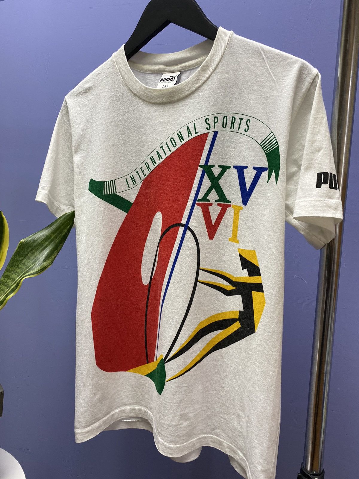 Puma Vintage Puma International Sports 1988 XVVI T Shirt Size US S / EU 44-46 / 1 - 6 Thumbnail
