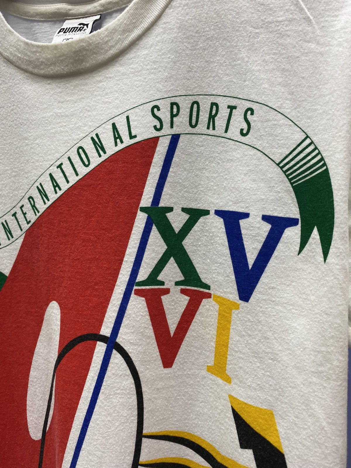 Puma Vintage Puma International Sports 1988 XVVI T Shirt Size US S / EU 44-46 / 1 - 9 Thumbnail