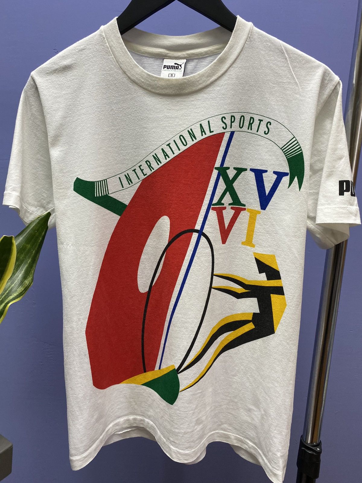 Puma Vintage Puma International Sports 1988 XVVI T Shirt Size US S / EU 44-46 / 1 - 8 Thumbnail