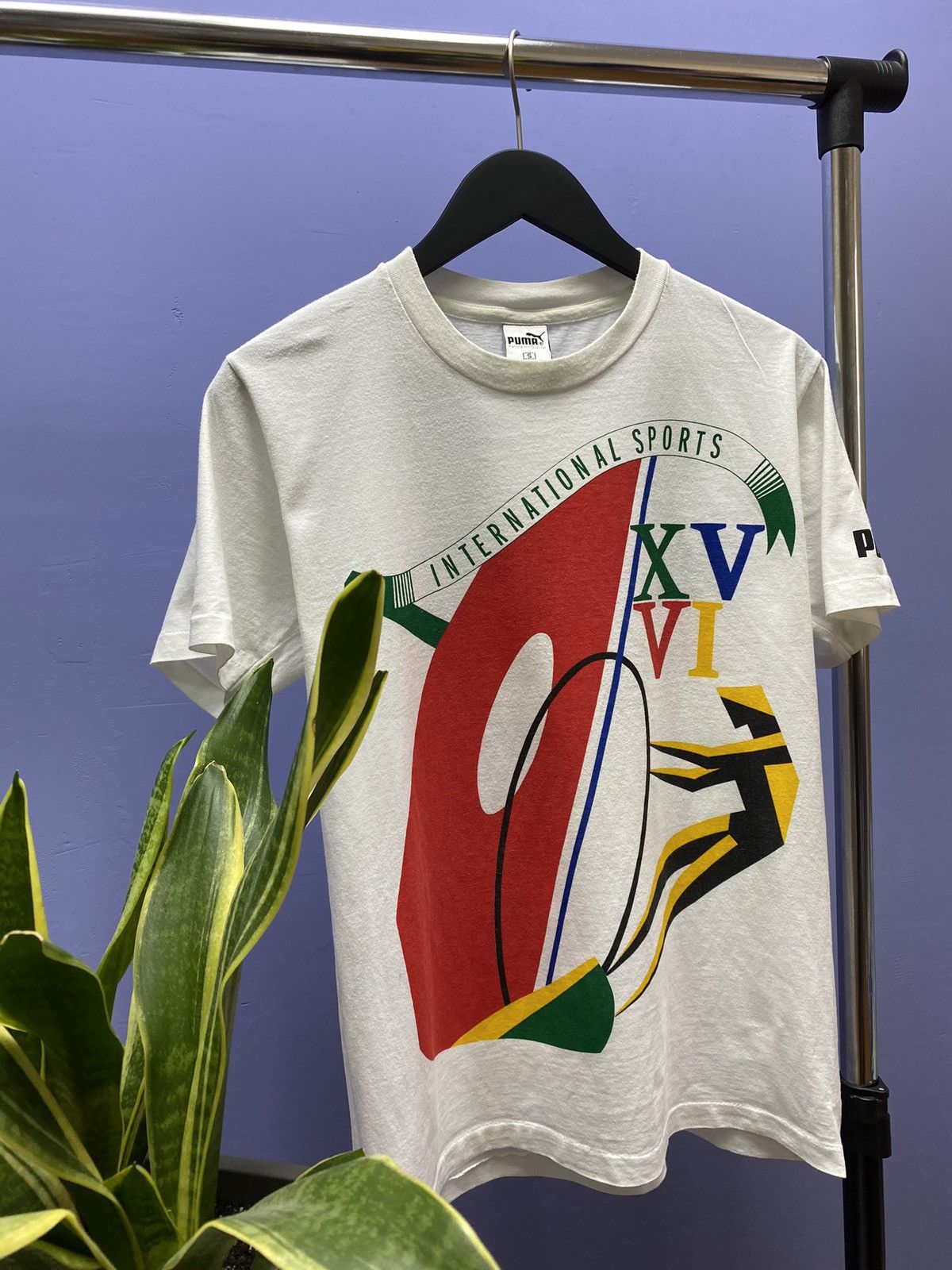 Puma Vintage Puma International Sports 1988 XVVI T Shirt Size US S / EU 44-46 / 1 - 3 Thumbnail