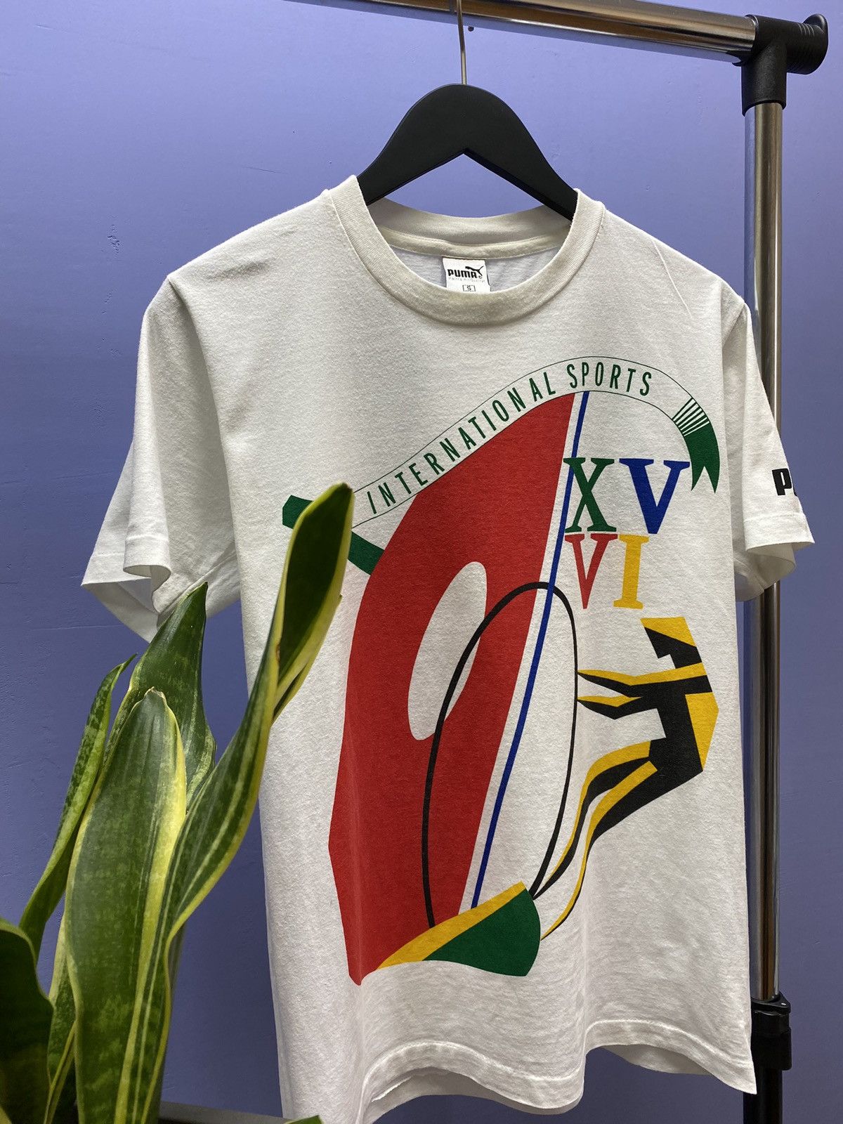 Puma Vintage Puma International Sports 1988 XVVI T Shirt Size US S / EU 44-46 / 1 - 7 Thumbnail