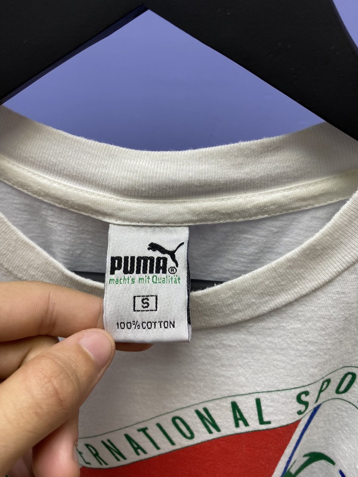 Puma Vintage Puma International Sports 1988 XVVI T Shirt Size US S / EU 44-46 / 1 - 14 Thumbnail