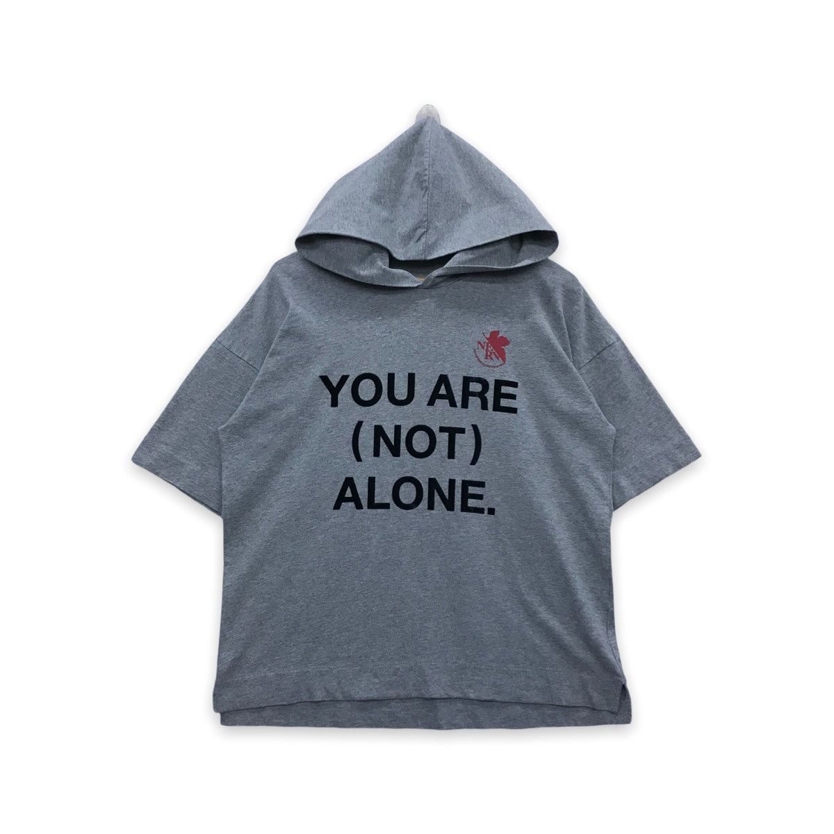 Anime × Cartoon Network Rare!! Evangelion YouAreNotAlone Spellout Hoodies tee Size US M / EU 48-50 / 2 - 1 Thumbnail