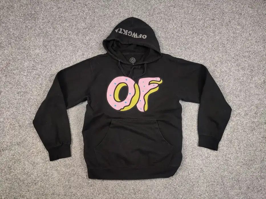 Odd Future Vintage Odd Future Donut ofwgkta Logo Black Hoodie Size US S / EU 44-46 / 1 - 6 Thumbnail