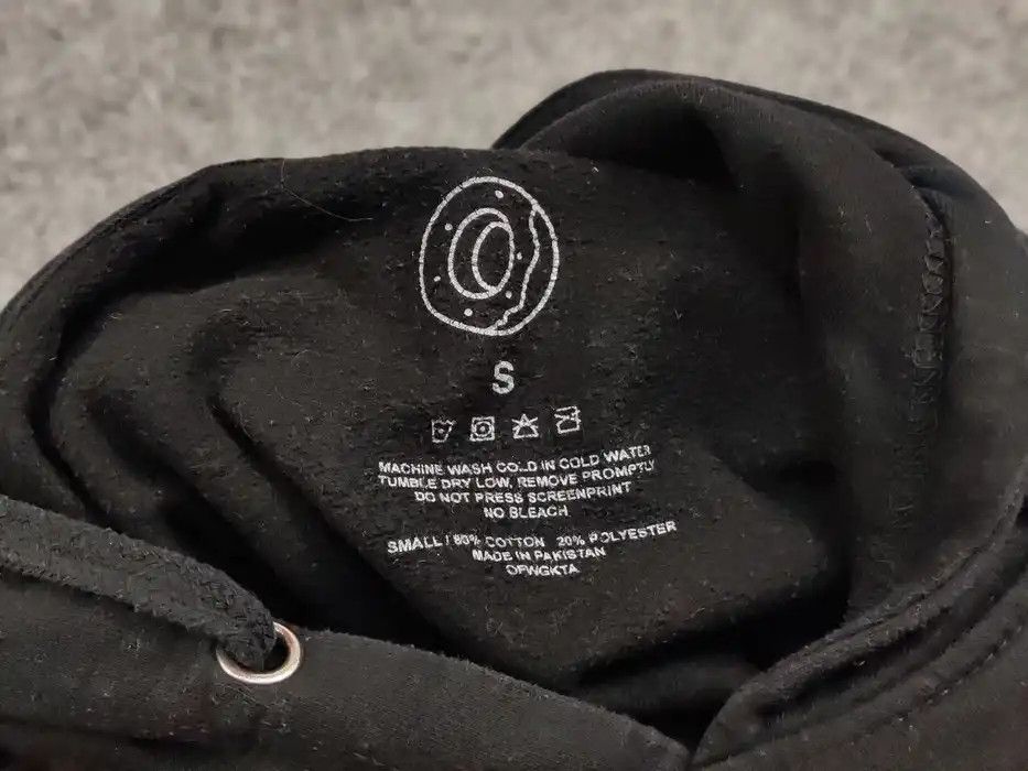 Odd Future Vintage Odd Future Donut ofwgkta Logo Black Hoodie Size US S / EU 44-46 / 1 - 8 Thumbnail